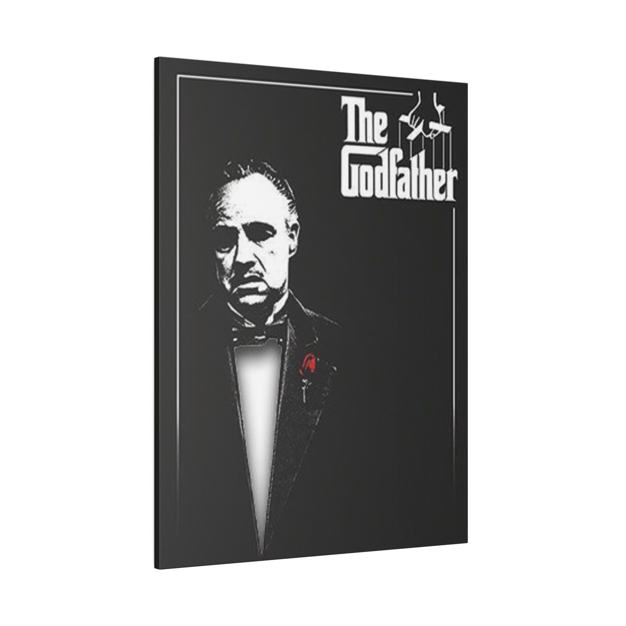 The Godfather Silhouette Custom Canvas Wall Print