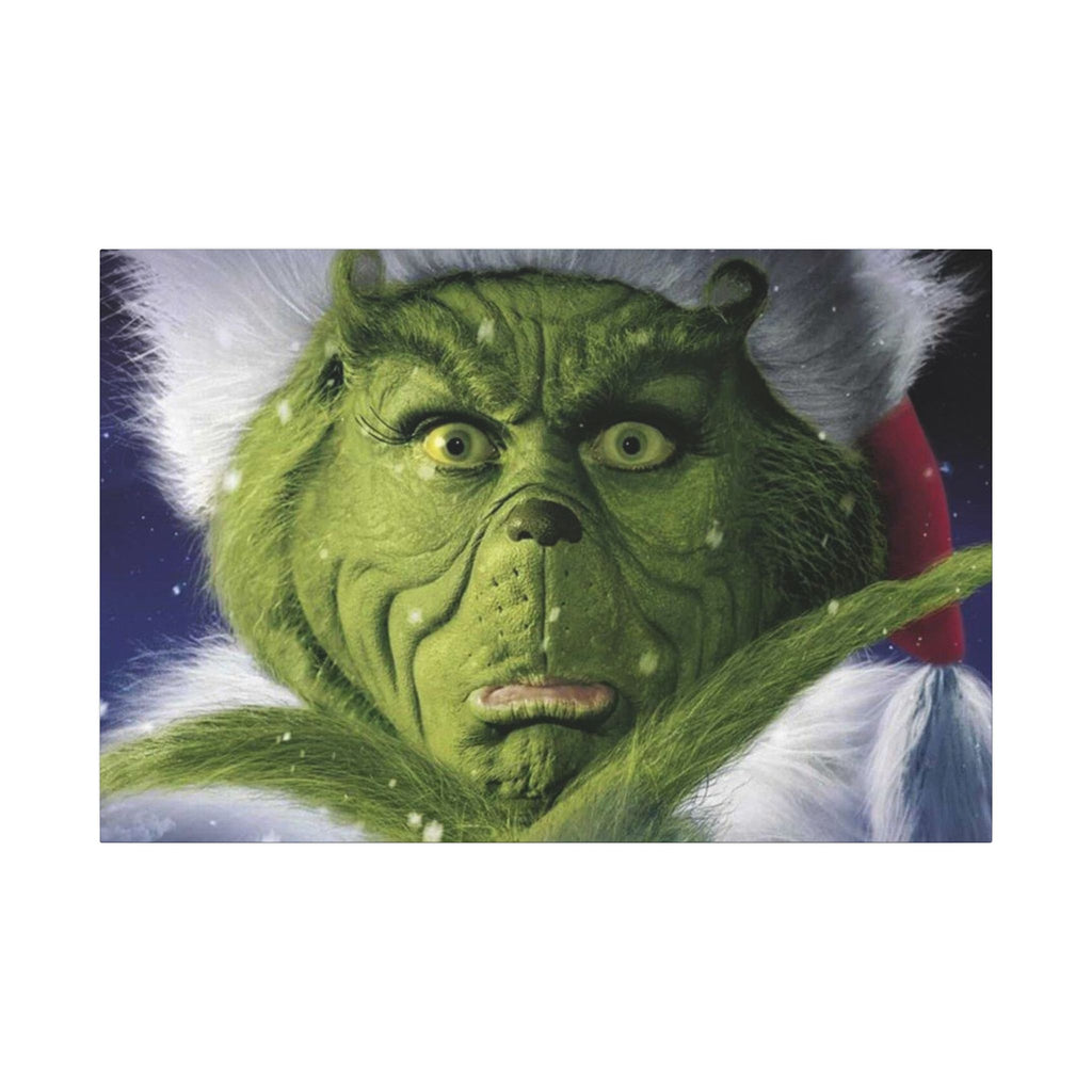 The Grinch Close-Up Custom Canvas Wall Print