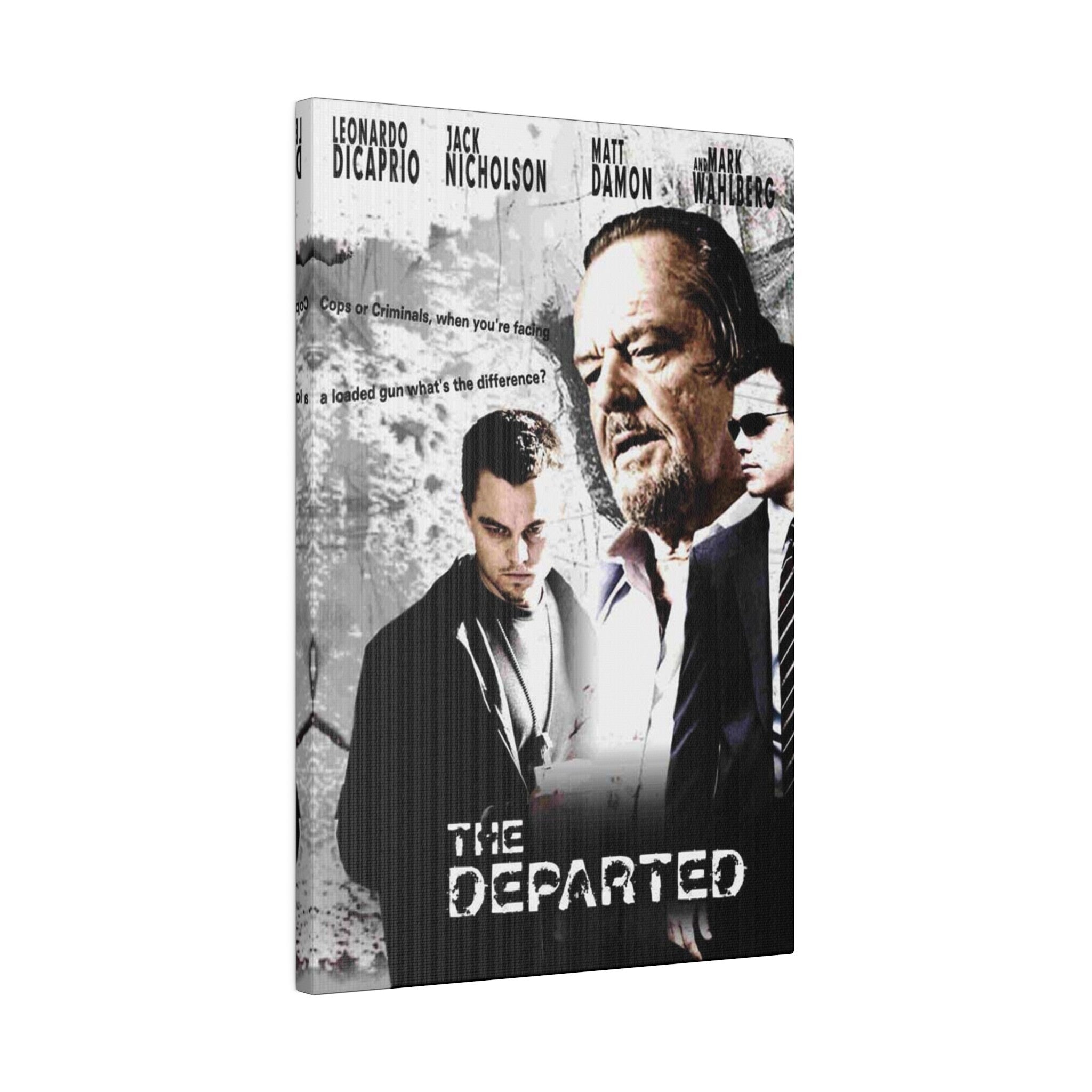 The Departed Movie Poster Custom Canvas Wall Print