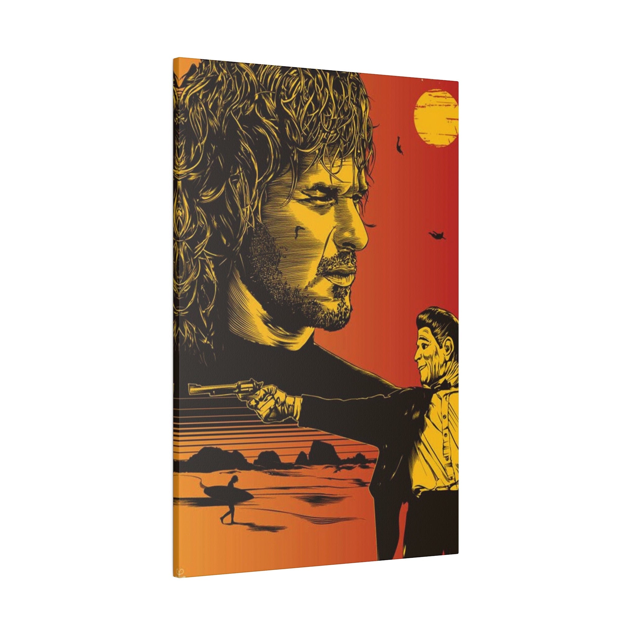 Point Break Bodhi Sunset Custom Canvas Wall Print