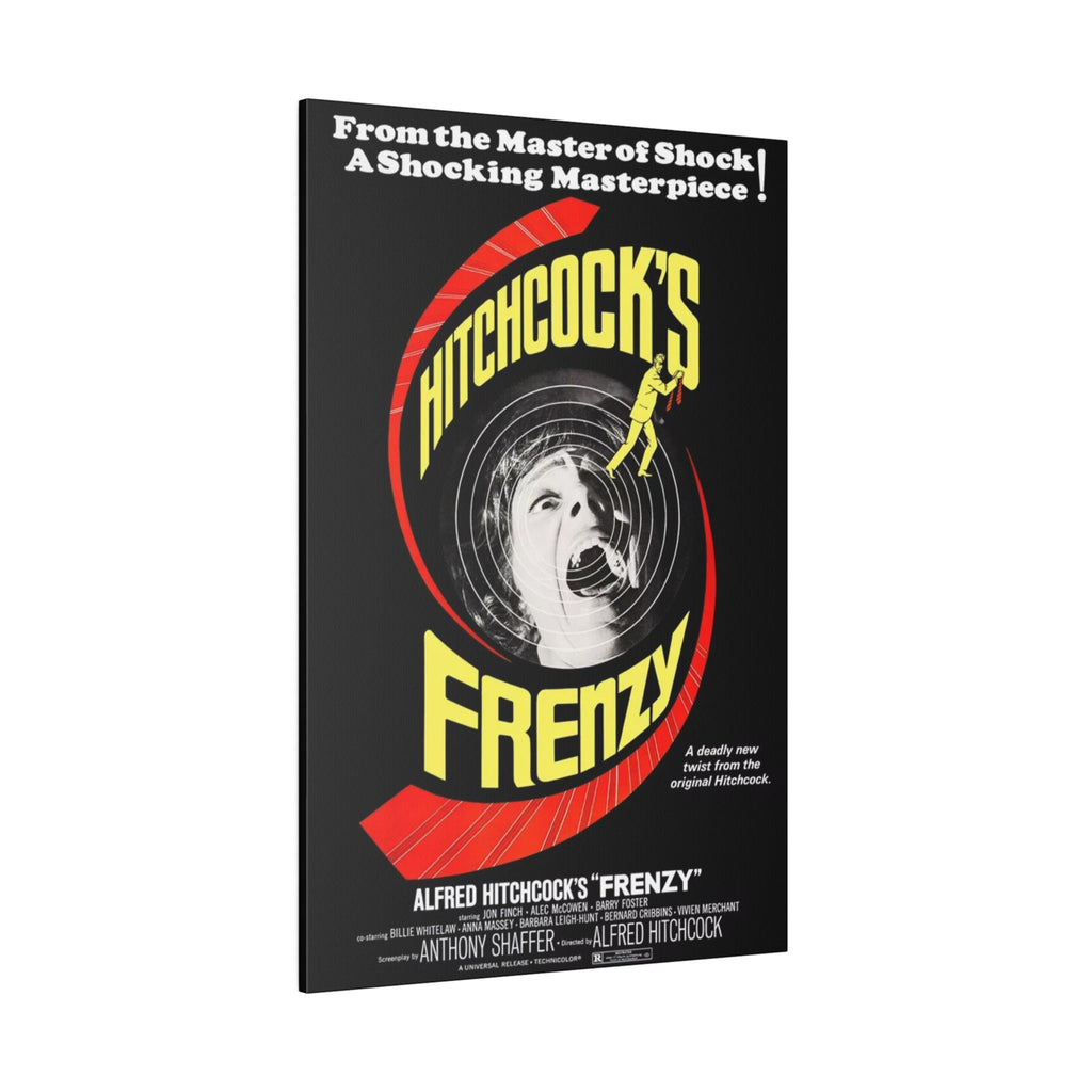 Alfred Hitchcock's Frenzy Movie Poster Custom Canvas Wall Print