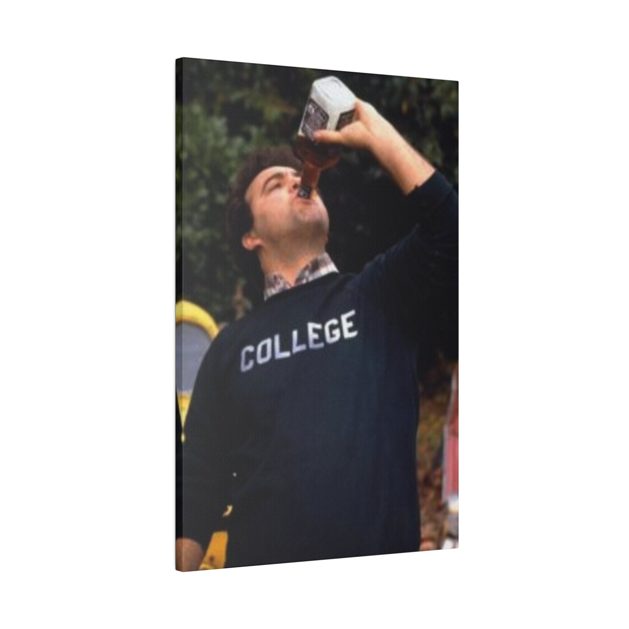 Animal House John Belushi Chug Poster Custom Canvas Wall Print