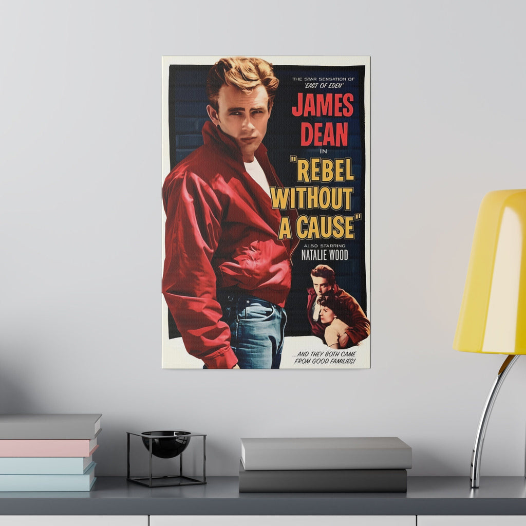 James Dean Rebel Without A Cause Movie Poster Custom Canvas Wall Print