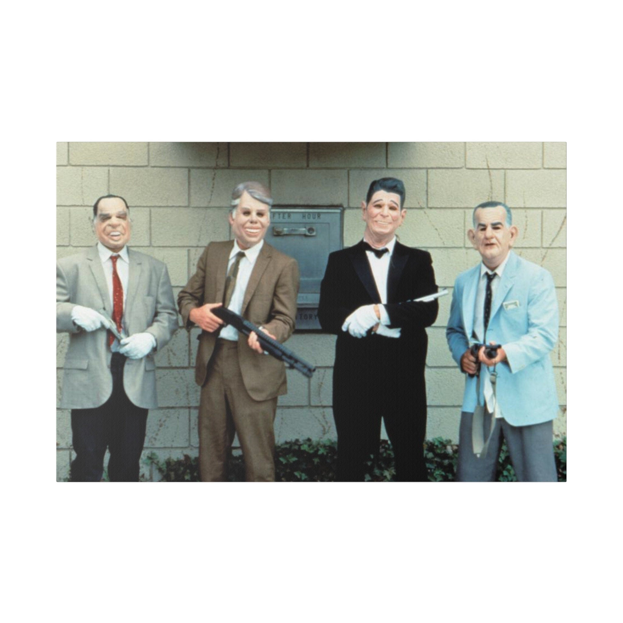 Point Break Canvas Wall Print "Point Break Legends: The Four Dead Presidents"