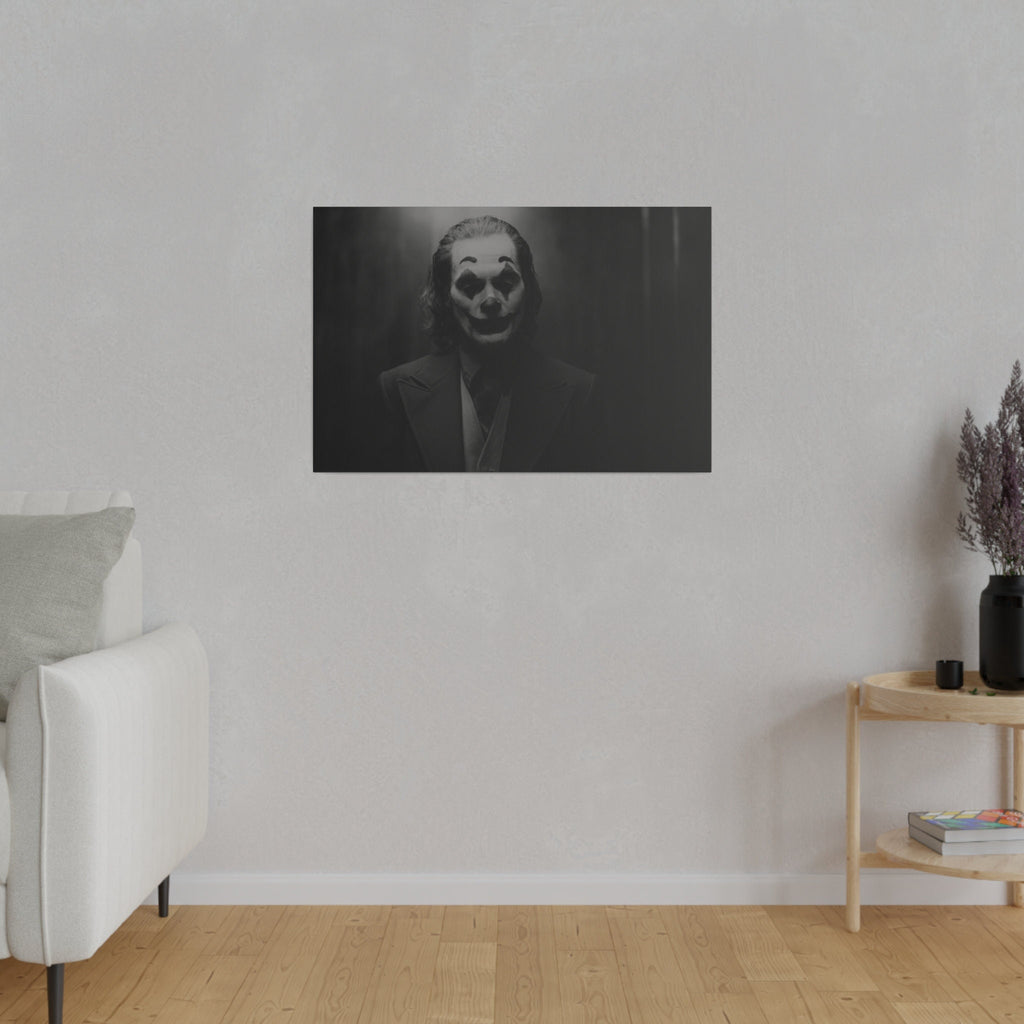 Joaquin Phoenix Joker B/W Custom Canvas Wall Print