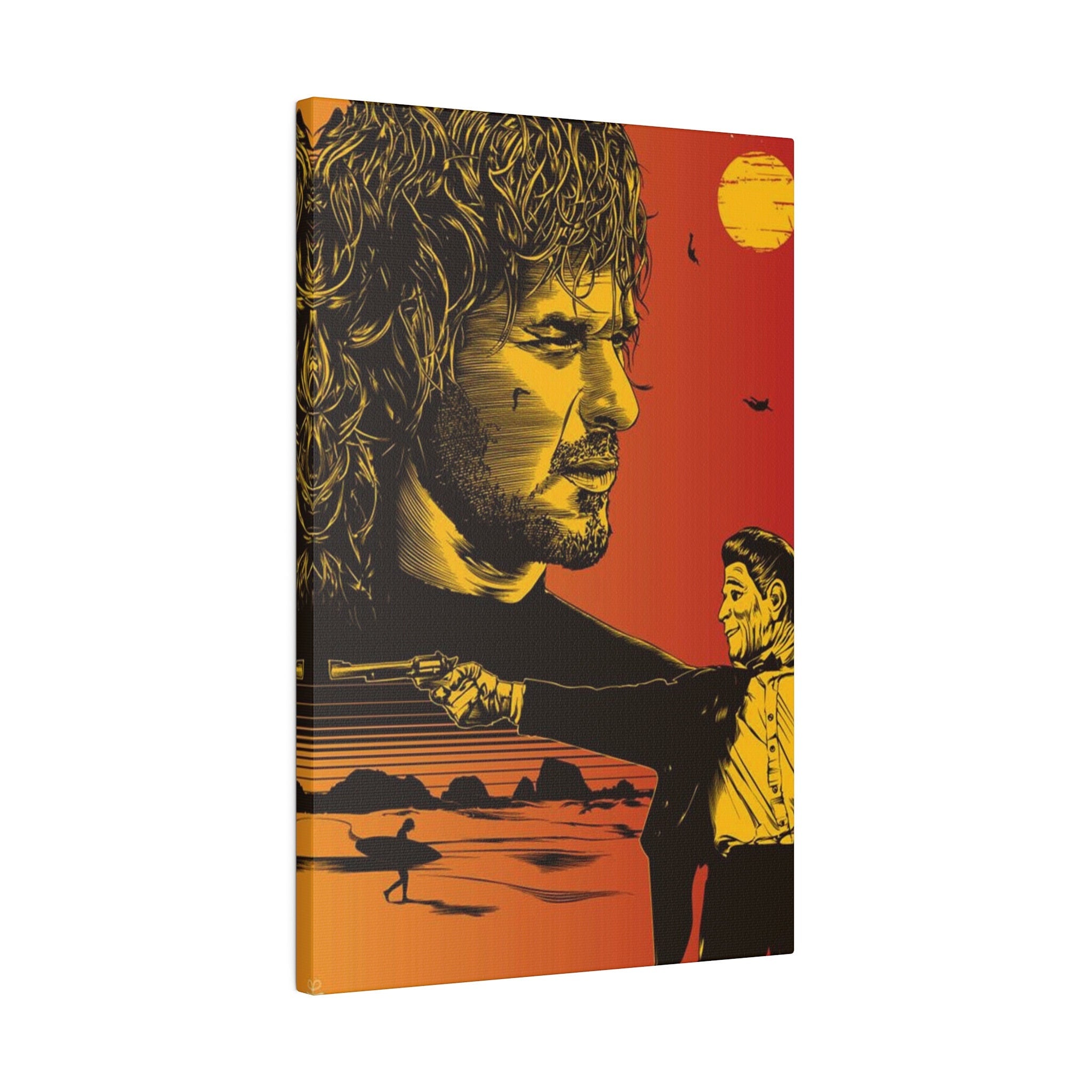 Point Break Bodhi Sunset Custom Canvas Wall Print