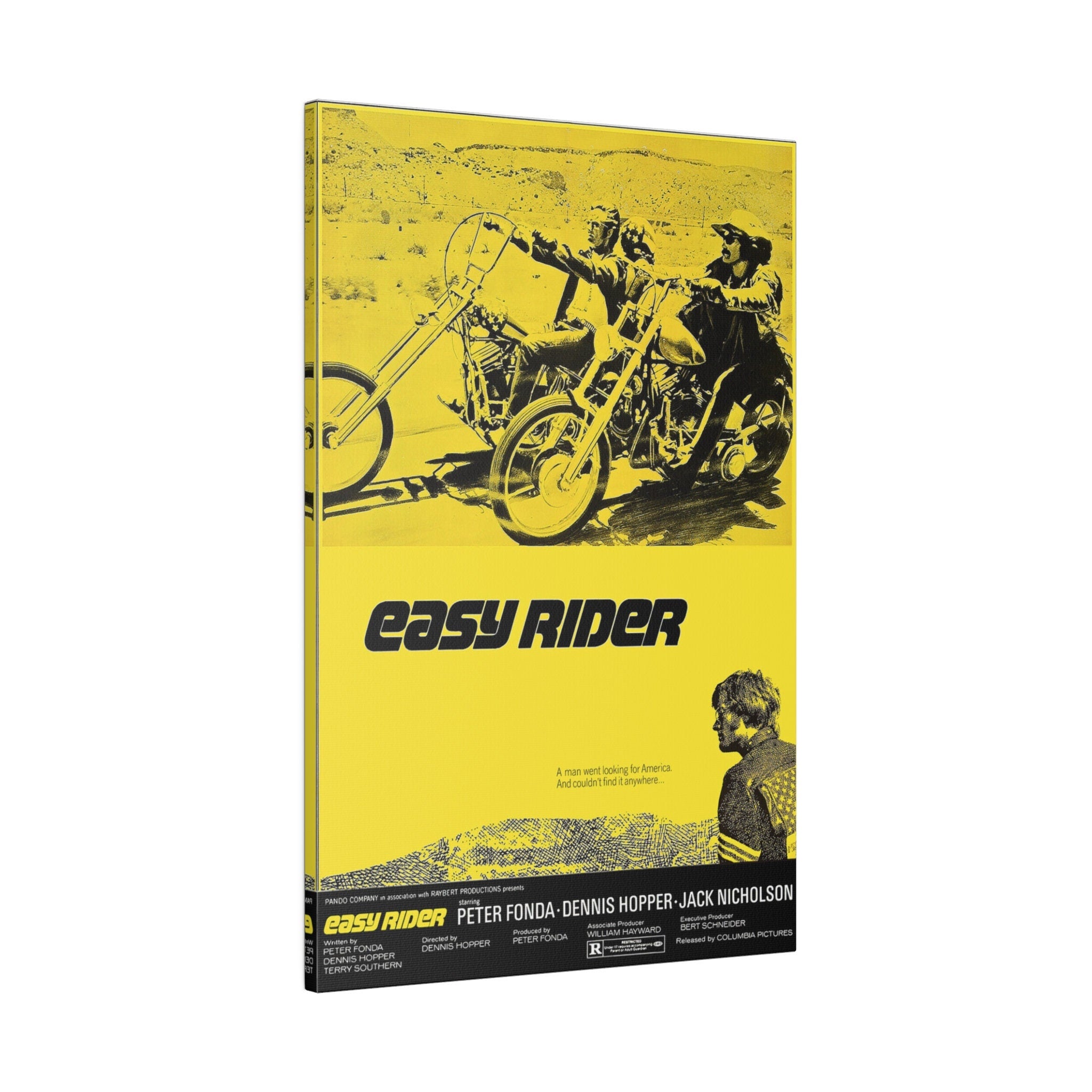 Easy Rider Movie Poster Custom Canvas Wall Print