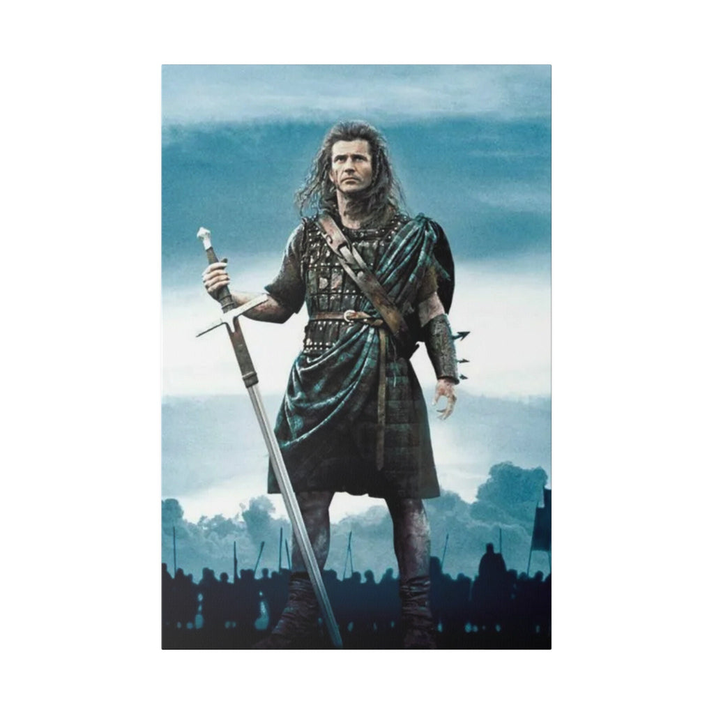 Braveheart William Wallace Stands Tall Custom Canvas Movie Poster
