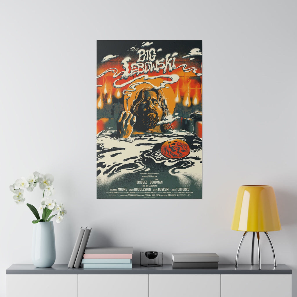 The Big Lebowski Cloud Movie Poster Custom Canvas Wall Print