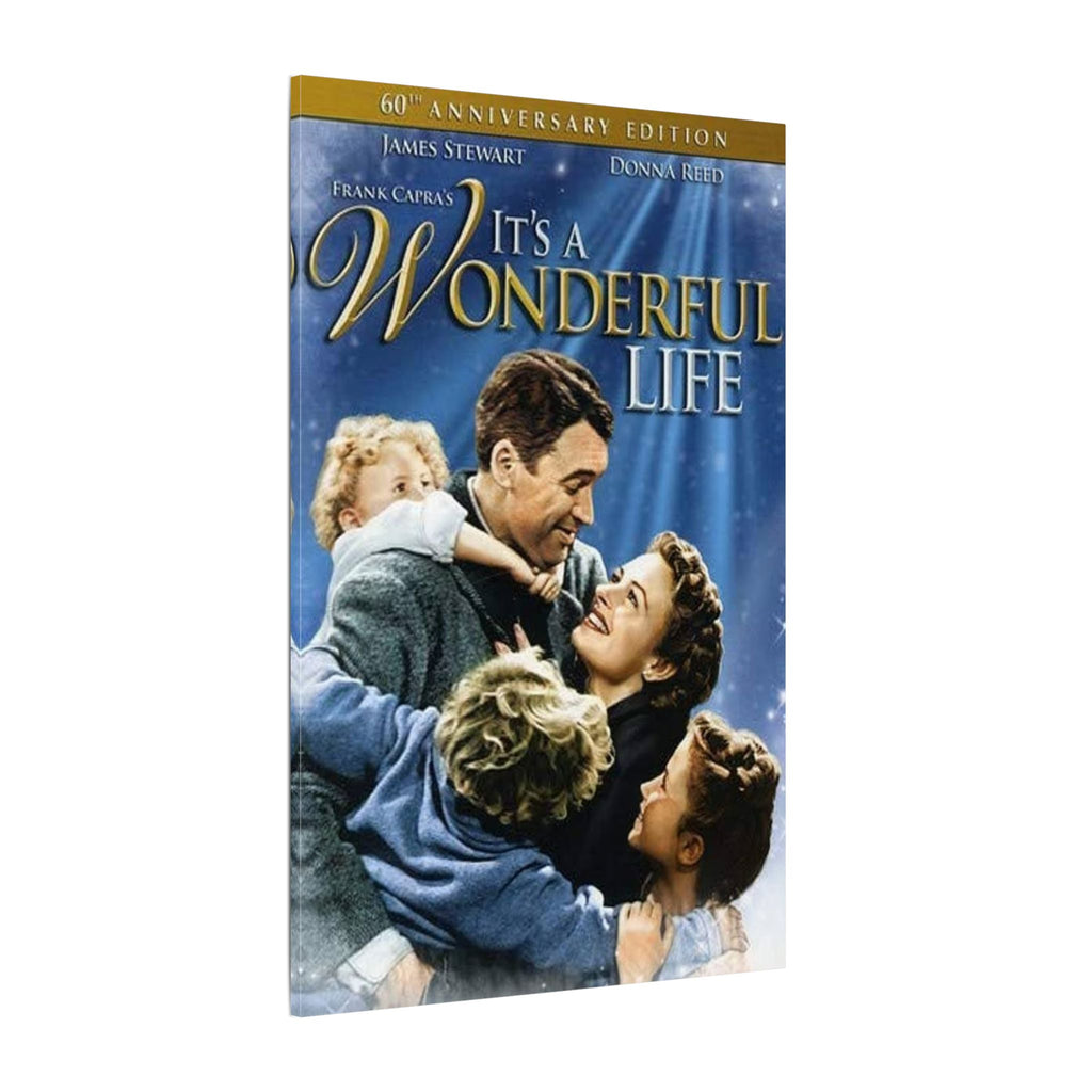 Its a Wonderful Life 60th Anniversary Poster Custom Canvas Wall Print