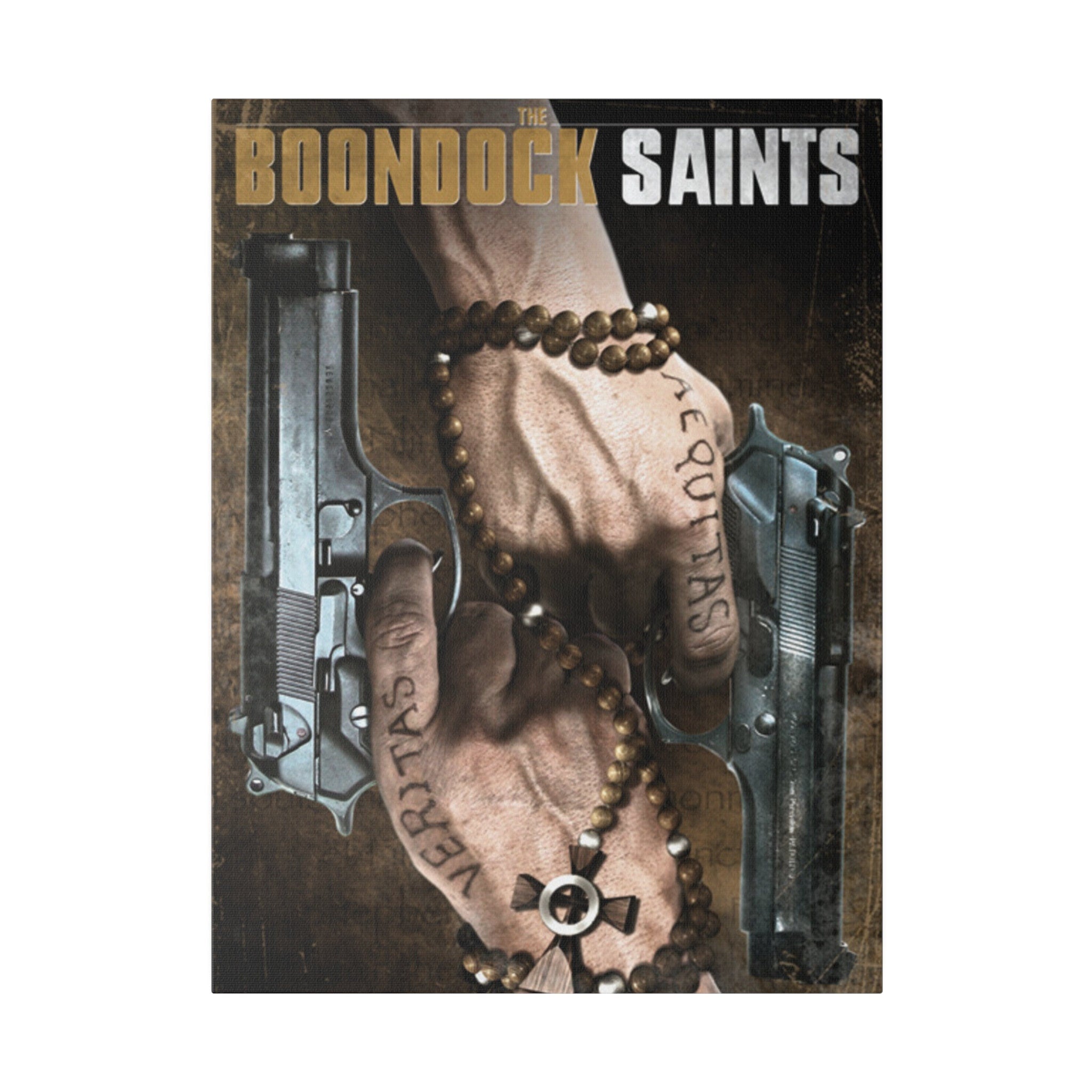The Boondock Saints Two Guns Custom Canvas Wall Print