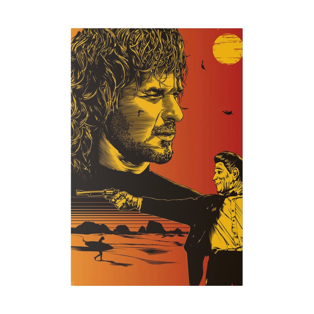 Point Break Bodhi Sunset Custom Canvas Wall Print