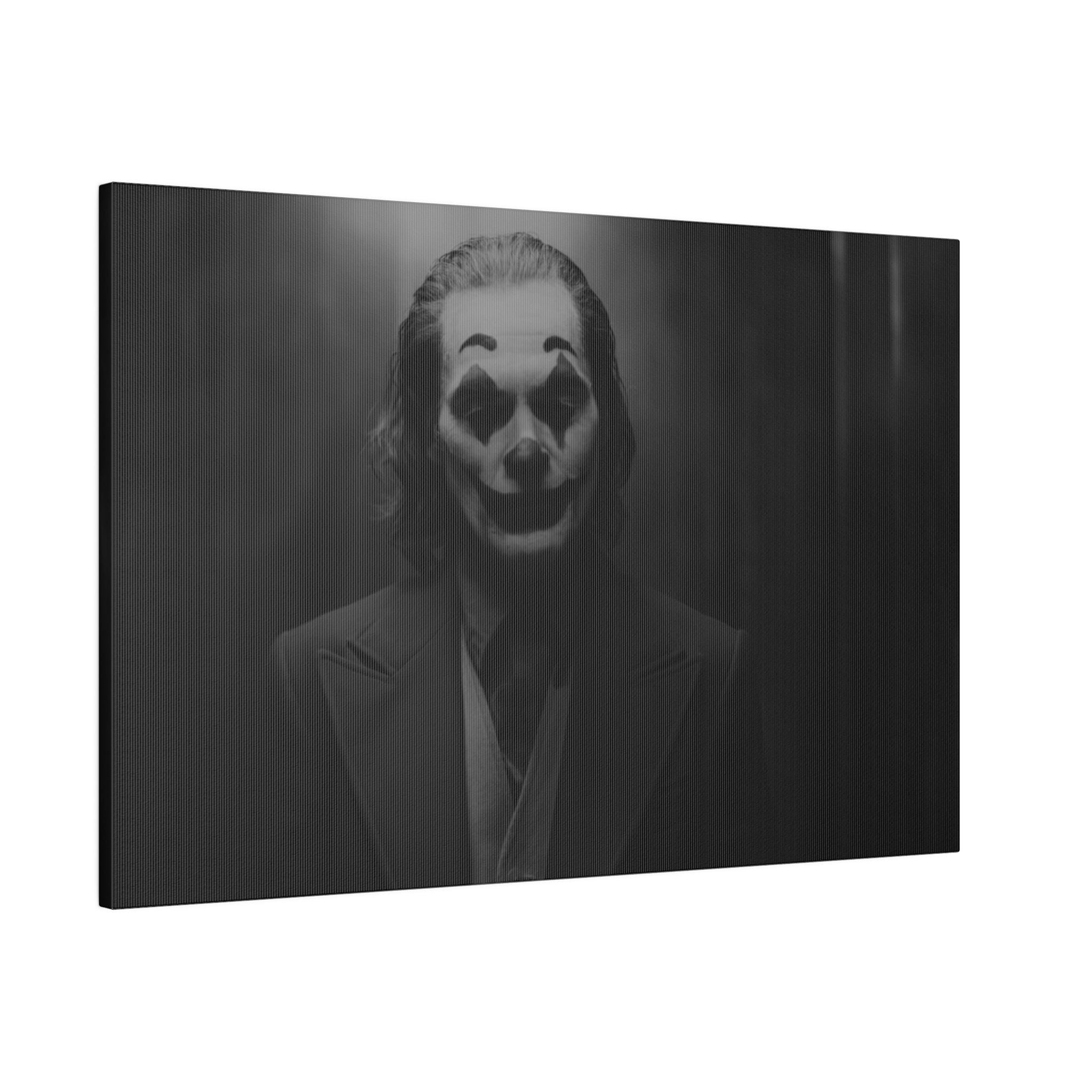 Joaquin Phoenix Joker B/W Custom Canvas Wall Print
