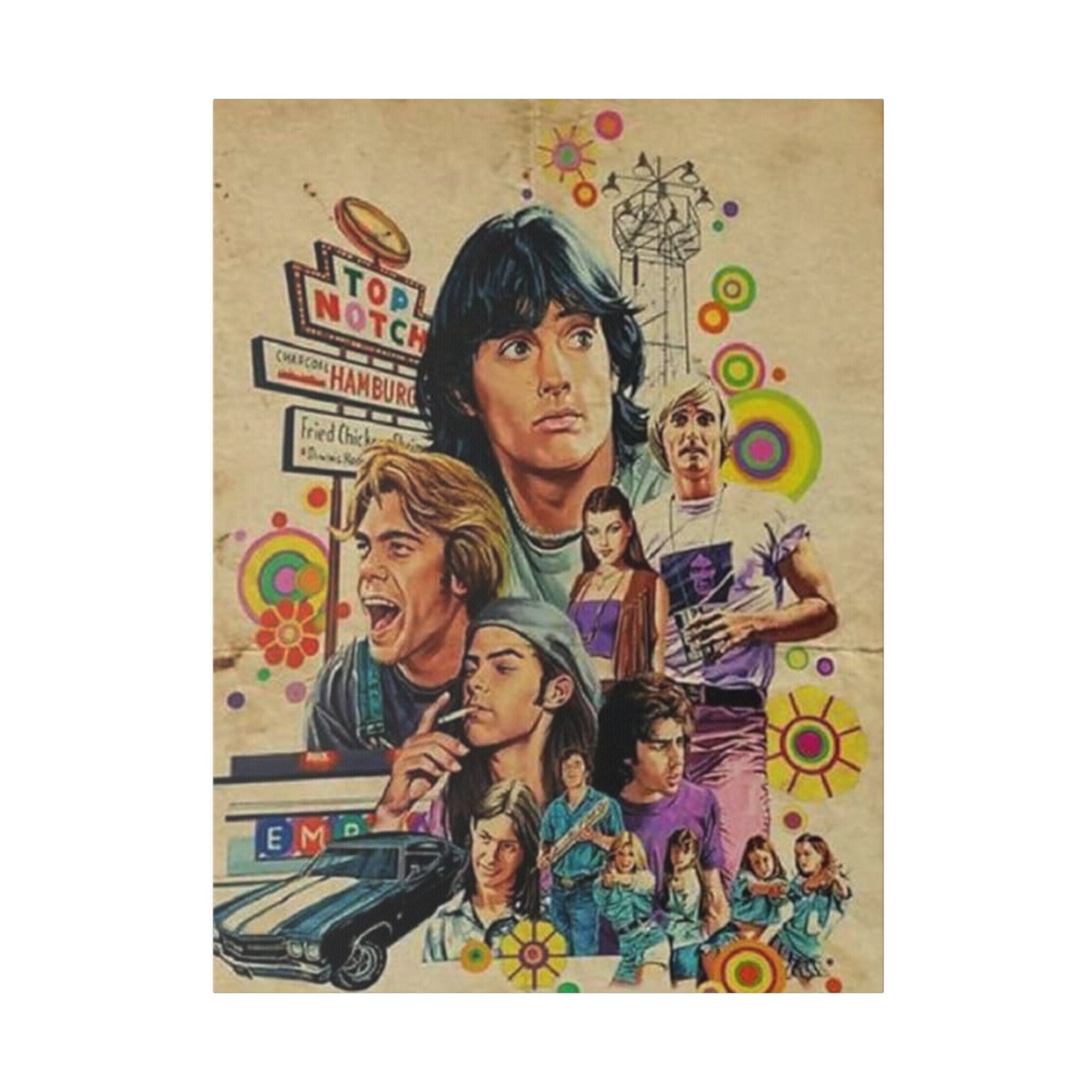 Dazed And Confused Animated Custom Canvas Wall Print