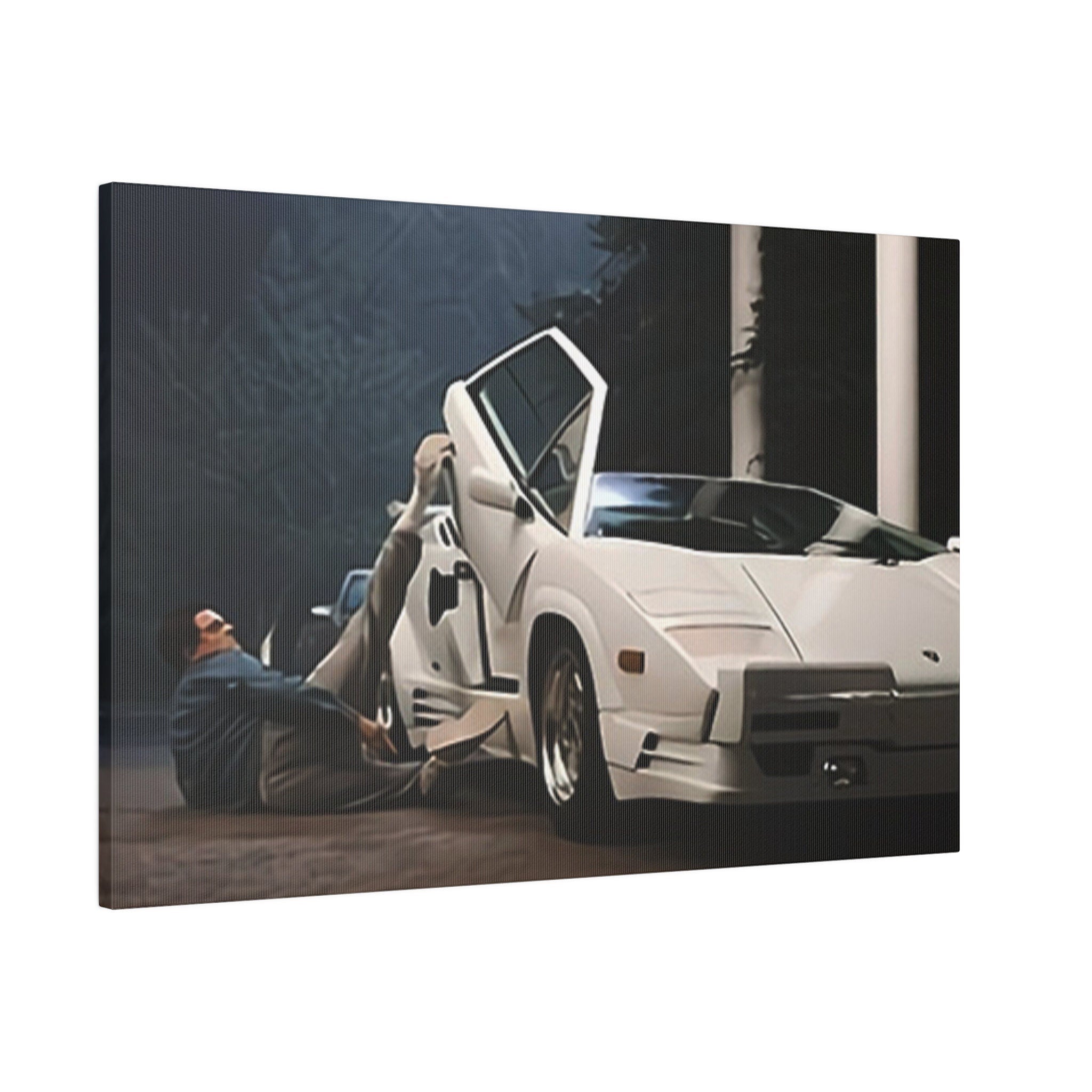 The Wolf Of Wall Street Quaalude Lamborghini Custom Canvas Wall Print