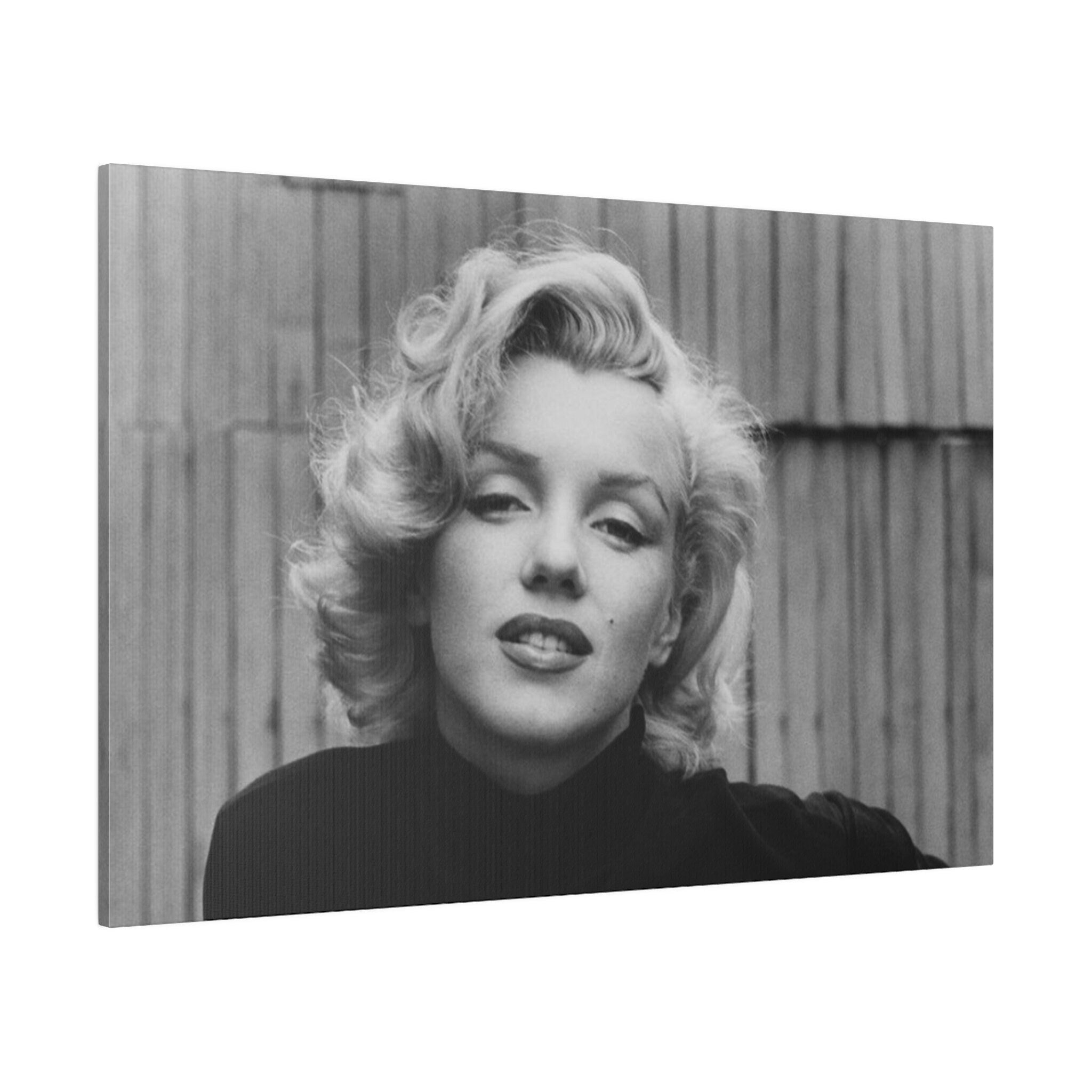 Marilyn Monroe B/W Photograph Custom Canvas Wall Print