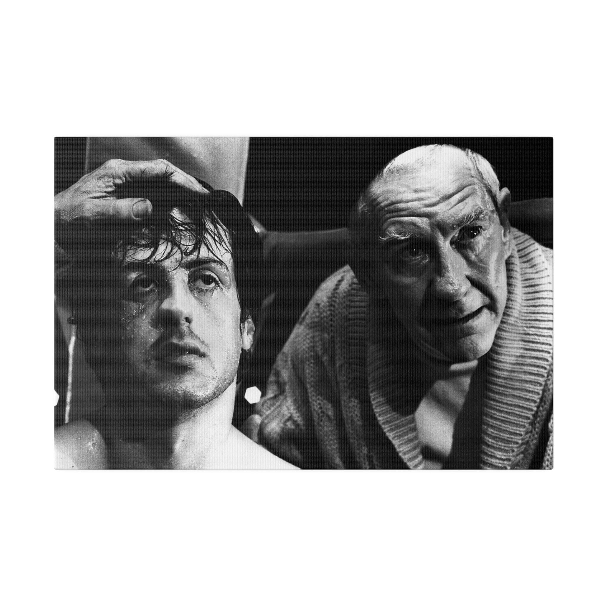 Rocky and Mick B/W Custom Canvas Wall Print