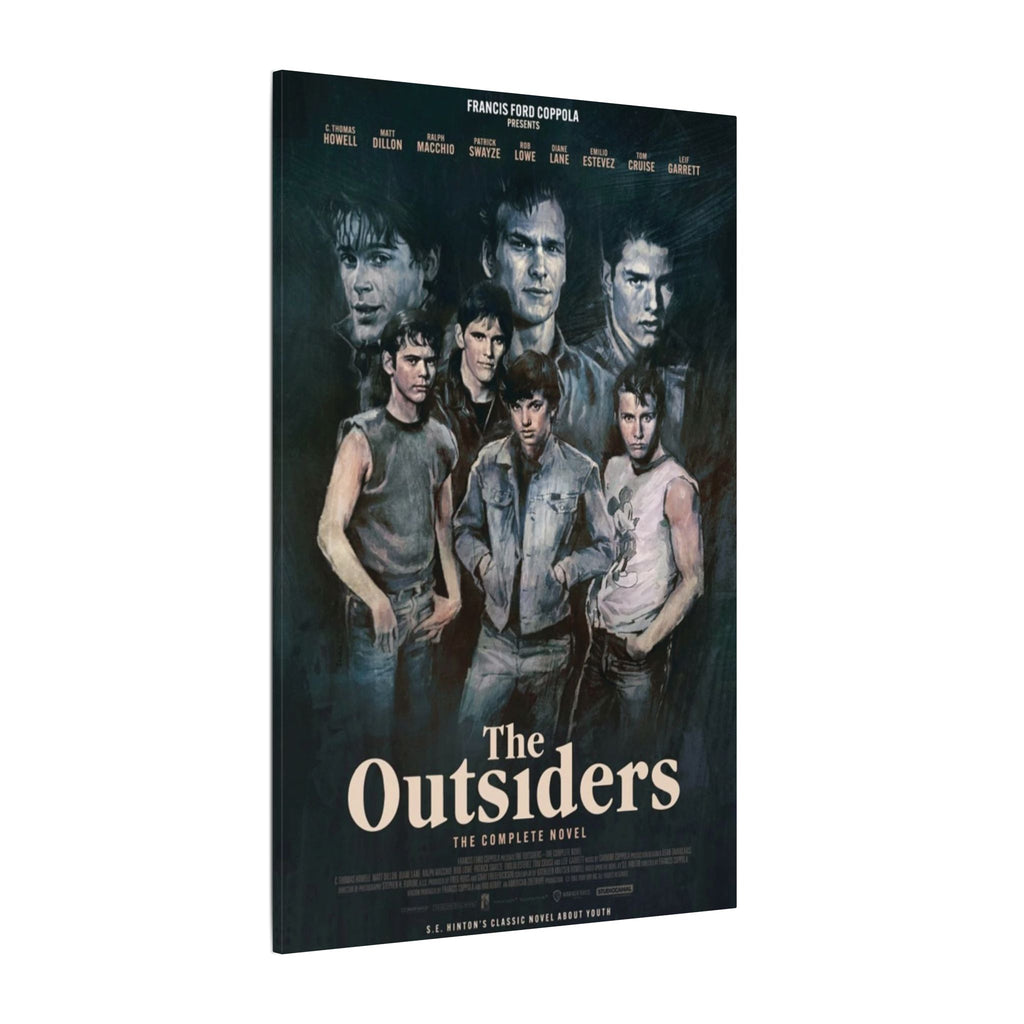 The Outsiders Retro Movie Poster Canvas Wall Art