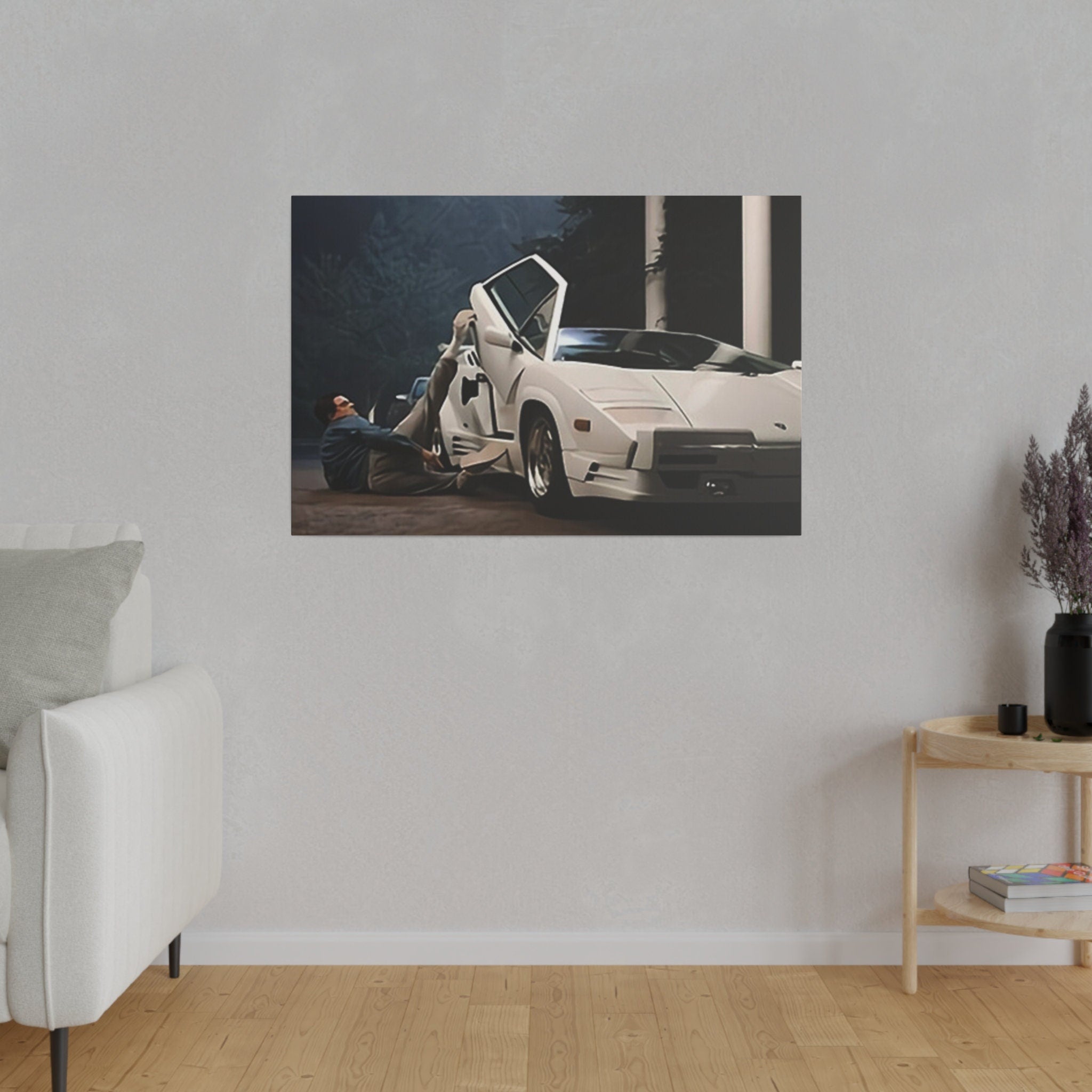 The Wolf Of Wall Street Quaalude Lamborghini Custom Canvas Wall Print