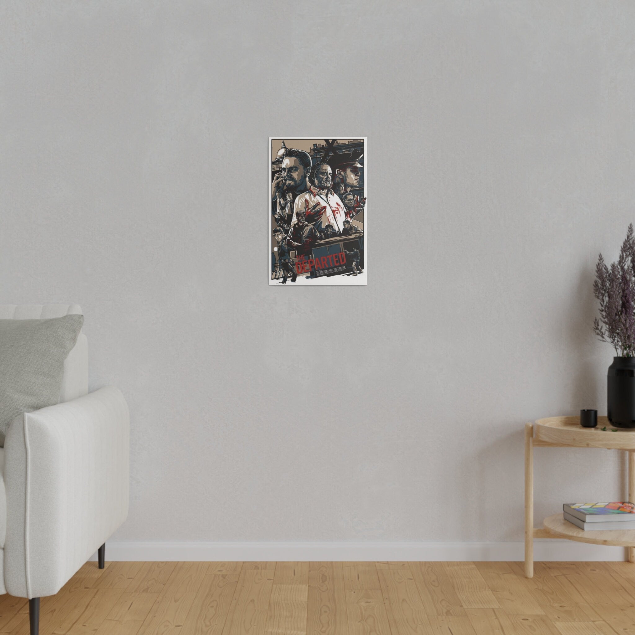 The Departed Graphic Comic Custom Canvas Wall Print
