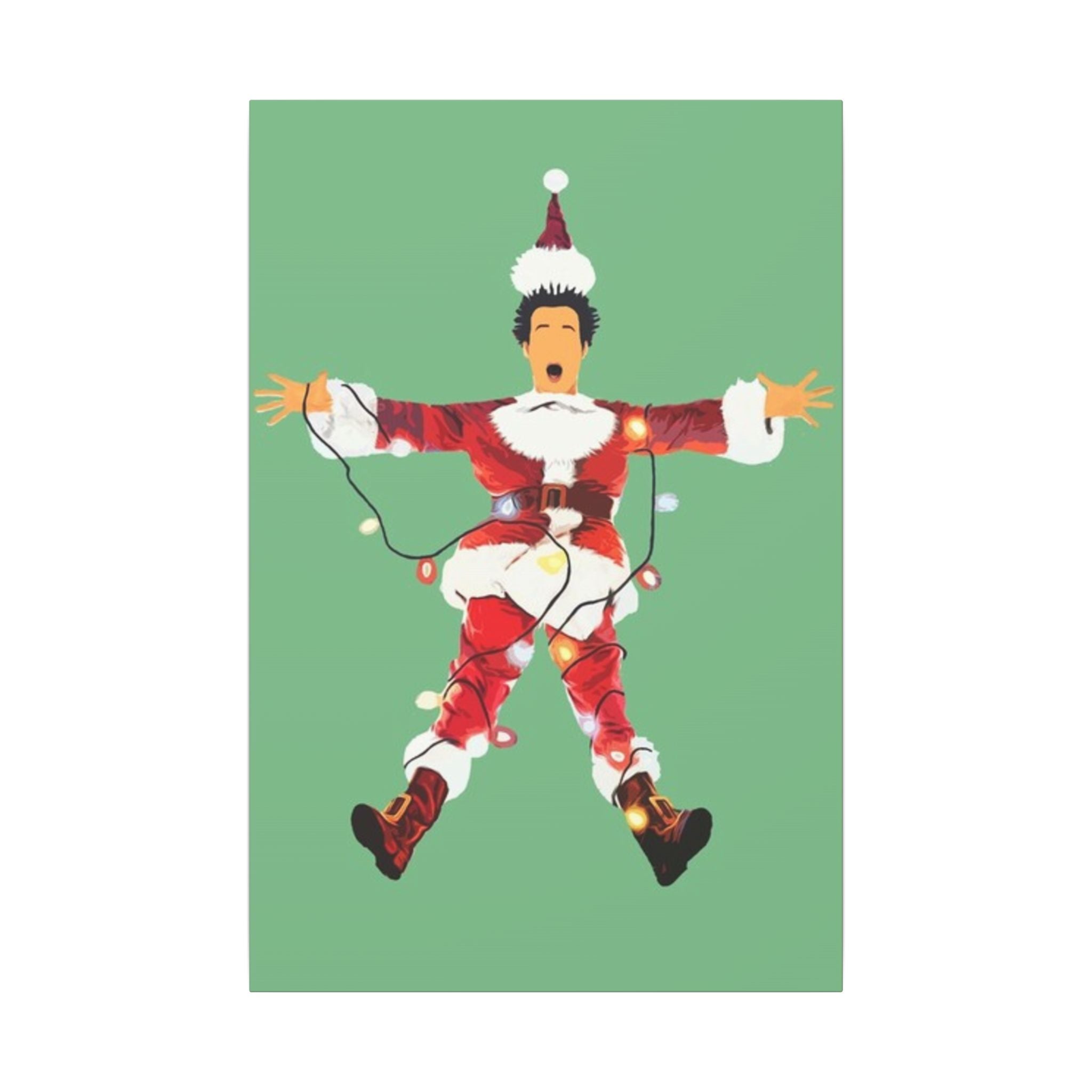 National Lampoon’s Christmas Vacation Tangled Lights Custom Canvas Wall Print