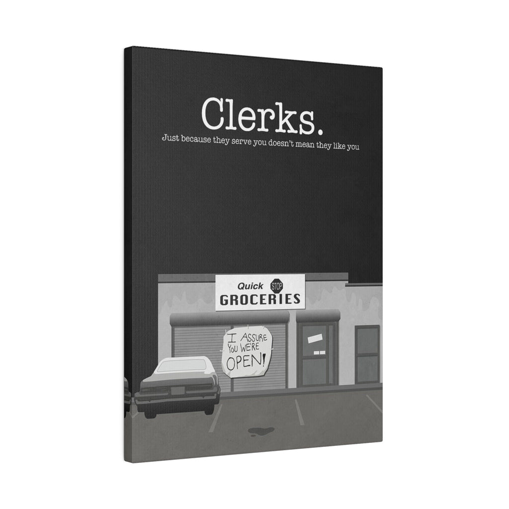 Clerks Poster Custom Canvas Wall Print