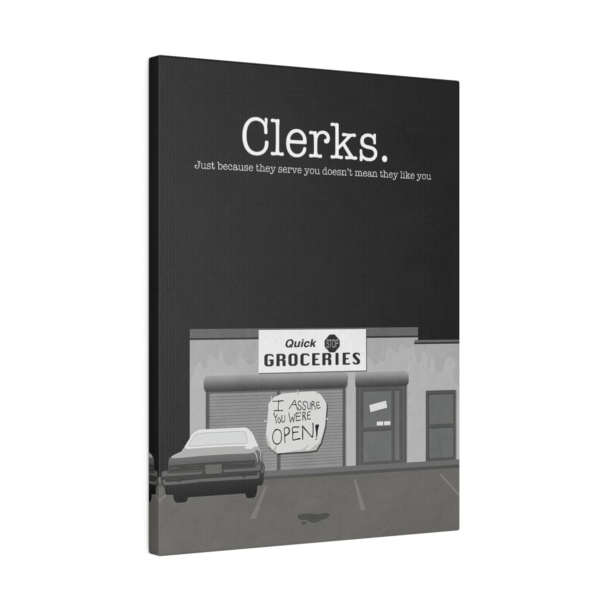 Clerks Poster Custom Canvas Wall Print