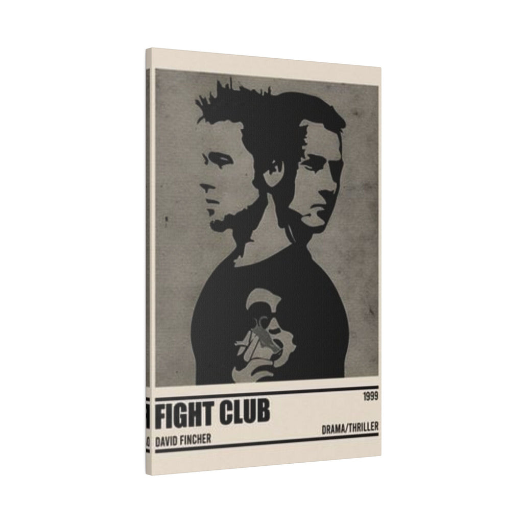 Fight Club Minimalist Movie Poster Custom Canvas Wall Print