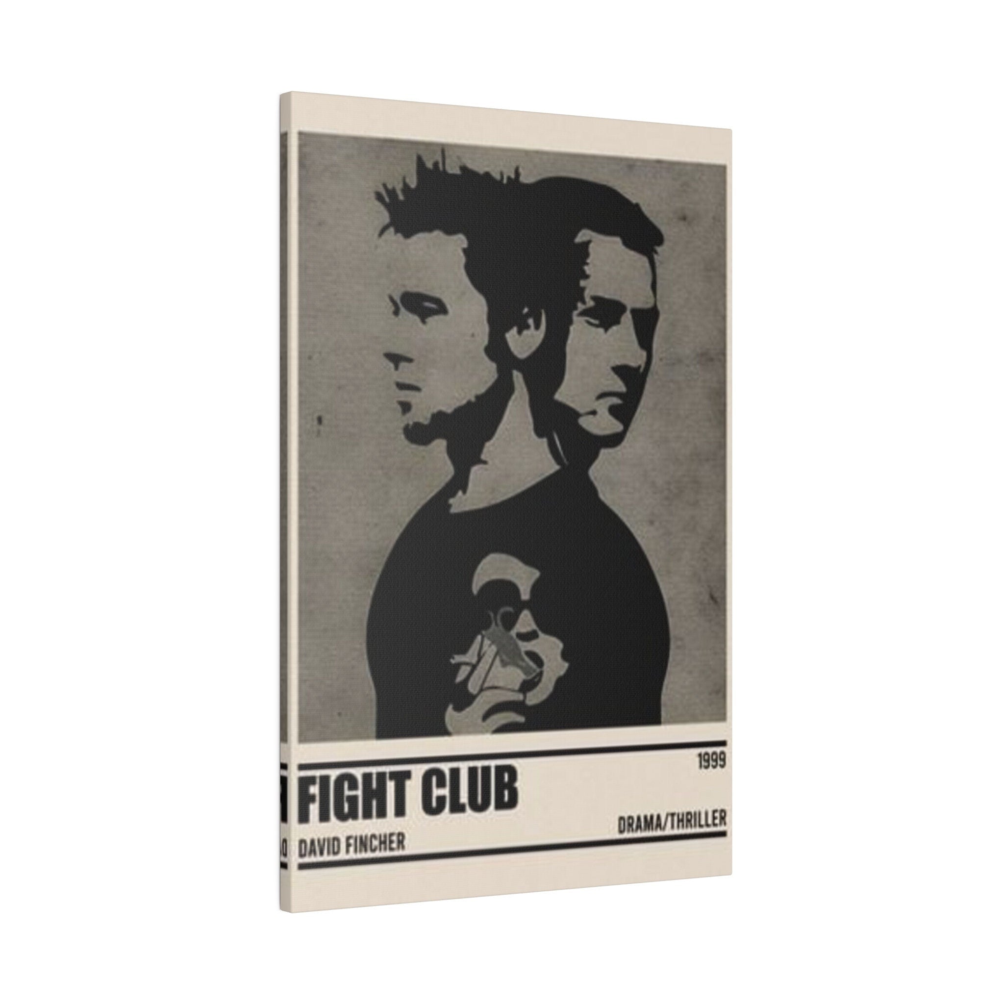 Fight Club Minimalist Movie Poster Custom Canvas Wall Print