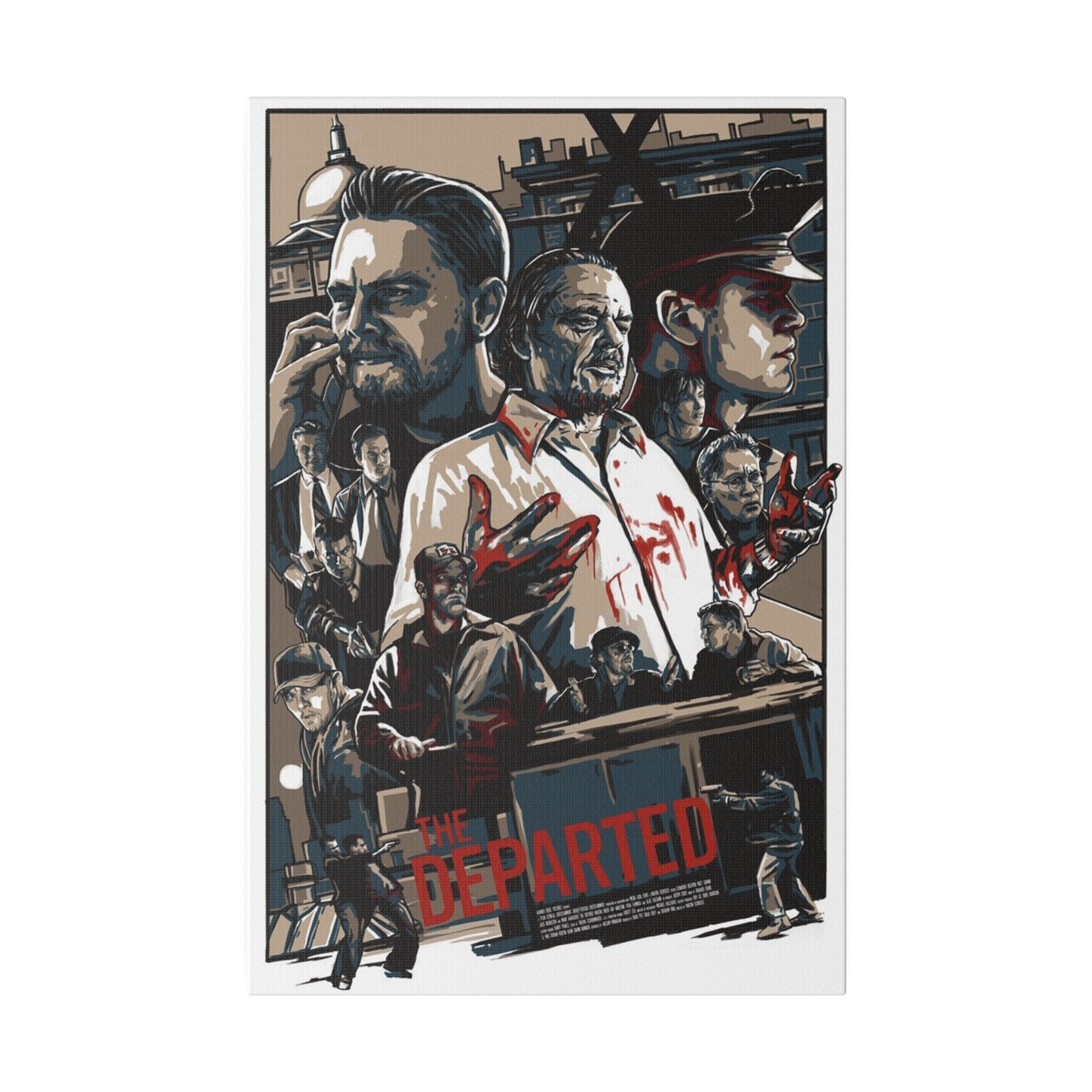 The Departed Graphic Comic Custom Canvas Wall Print