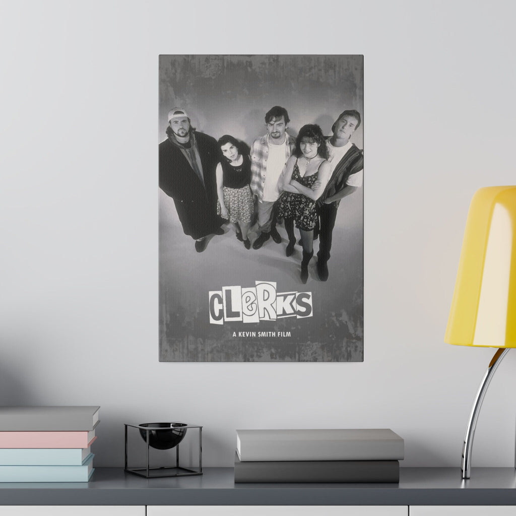 Clerks Movie Poster Custom Canvas Wall Print