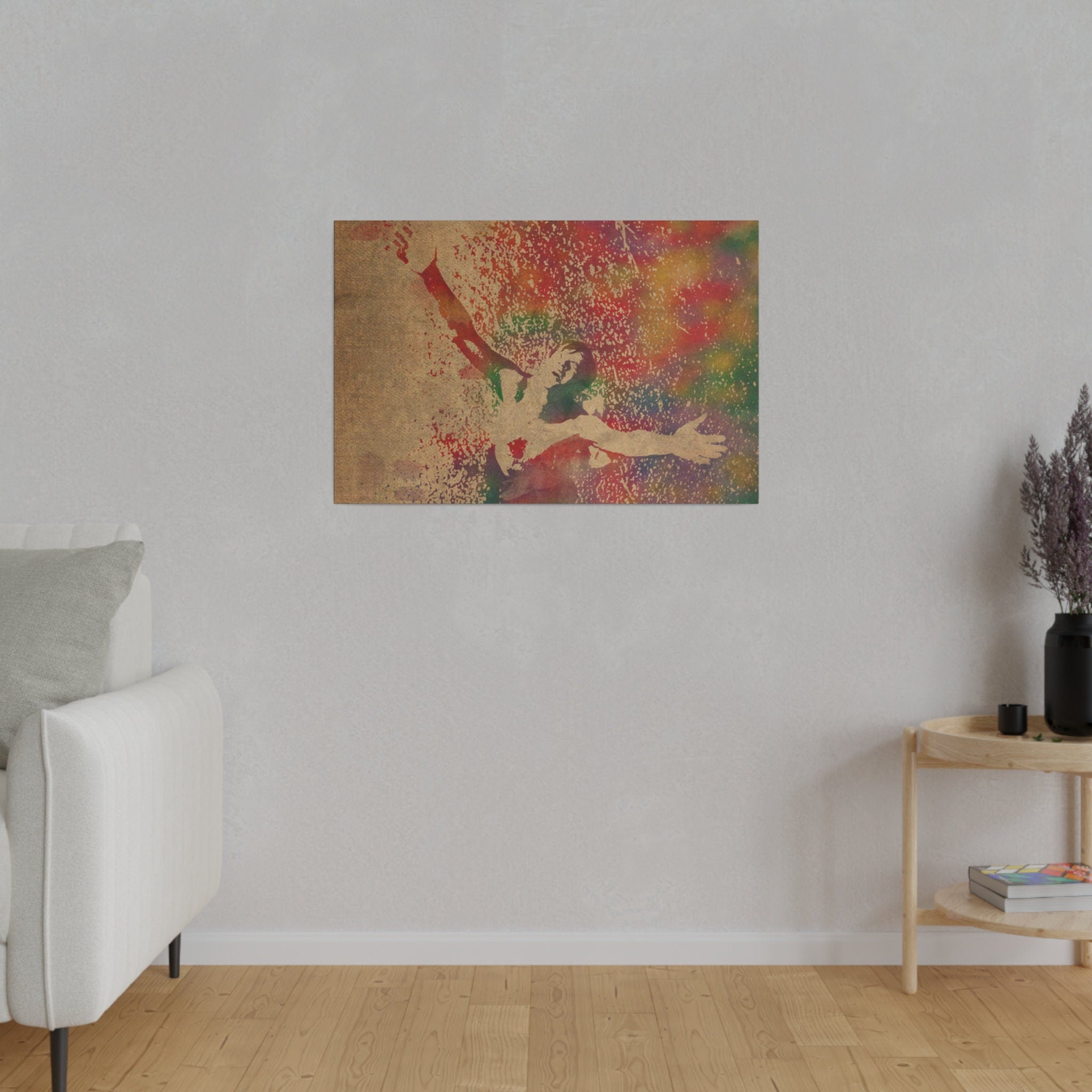 The Shawshank Redemption Andy Dufresne Abstract Color Splash Custom Canvas Wall Print