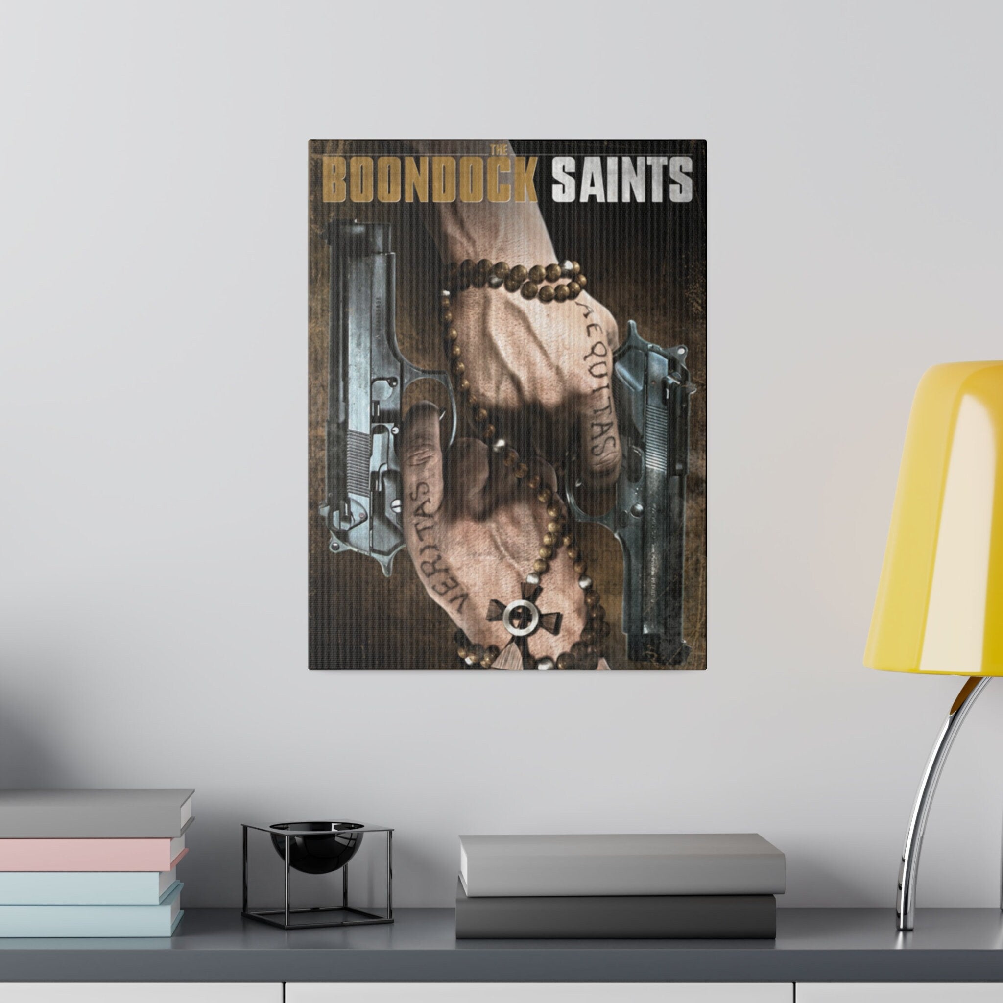 The Boondock Saints Two Guns Custom Canvas Wall Print