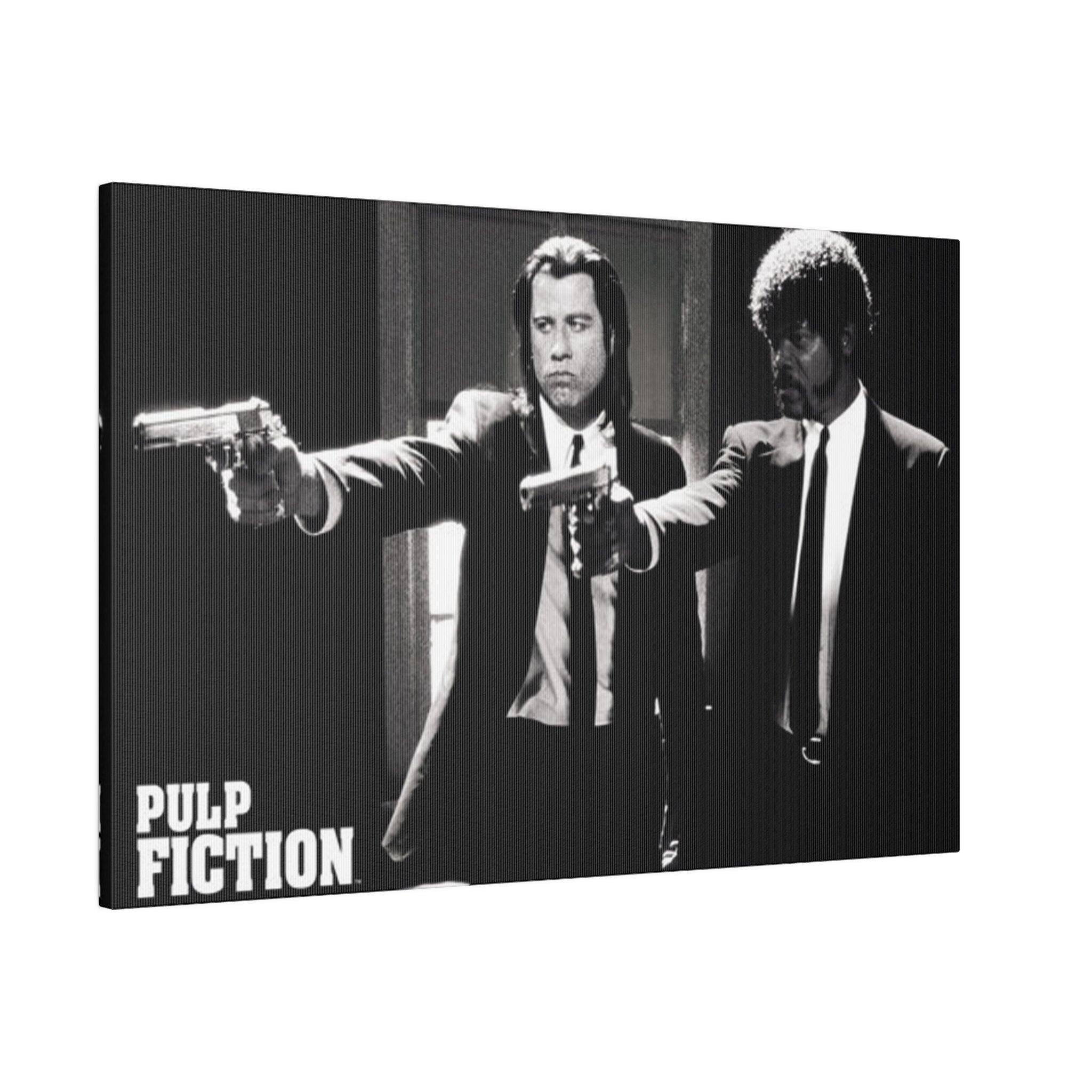 Pulp FIction Vincent & Jules Custom Canvas Wall Print