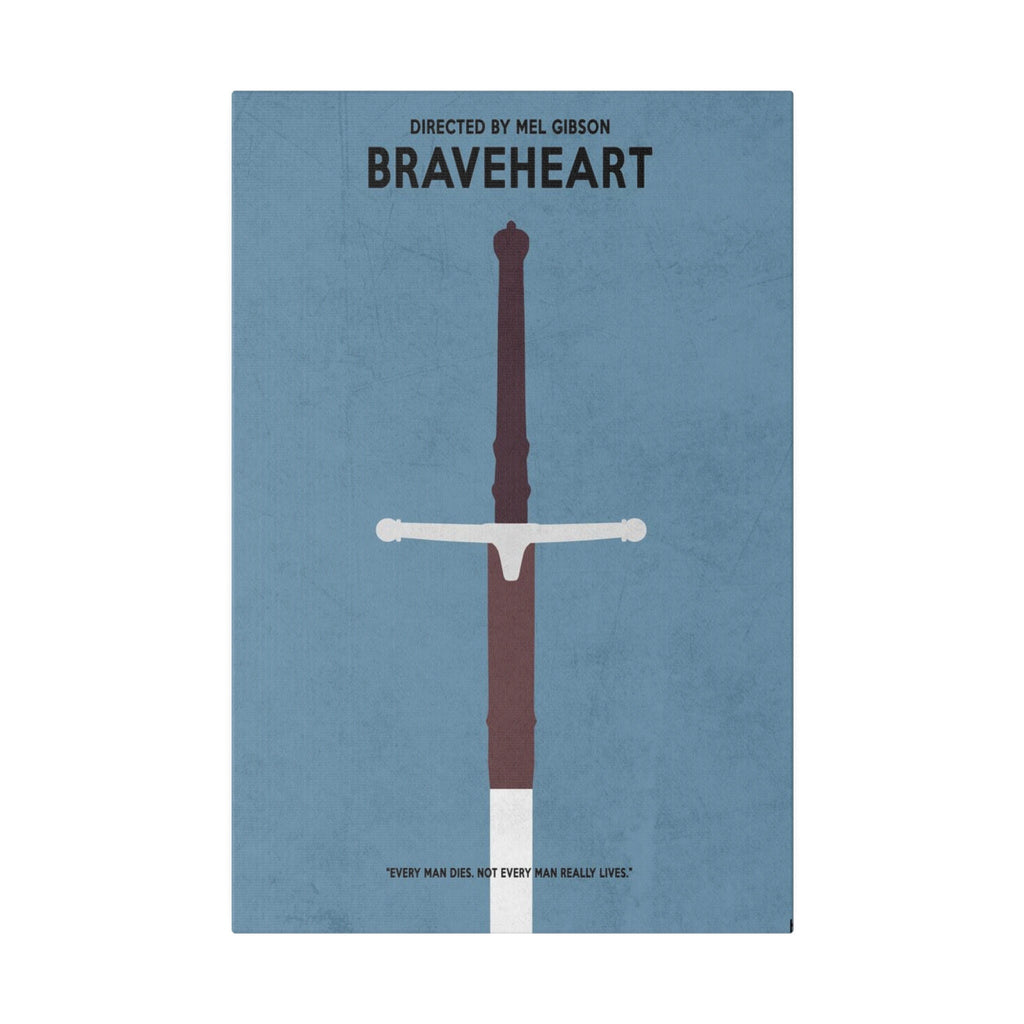 Braveheart Sword2 Custom Canvas Movie Poster