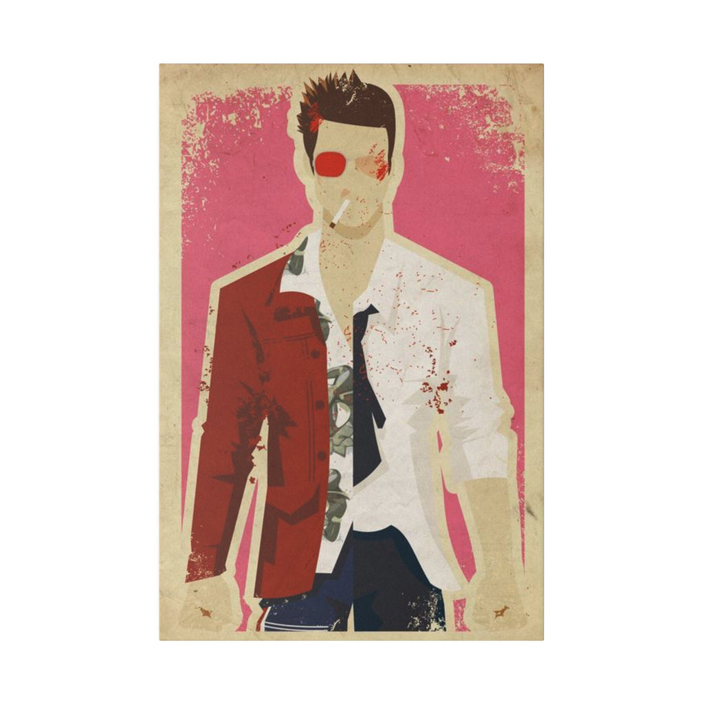 Fight Club Tyler Durden Abstract Custom Canvas Wall Print