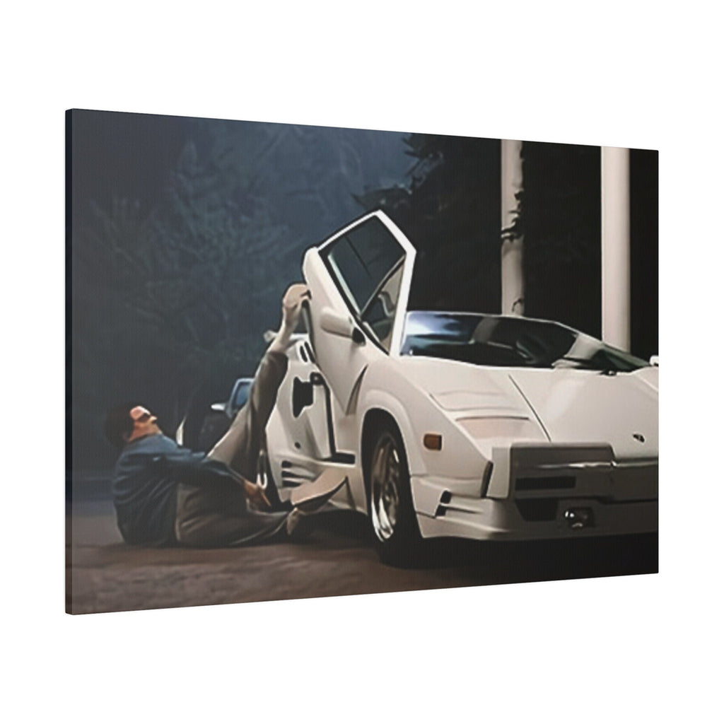 The Wolf Of Wall Street Quaalude Lamborghini Custom Canvas Wall Print