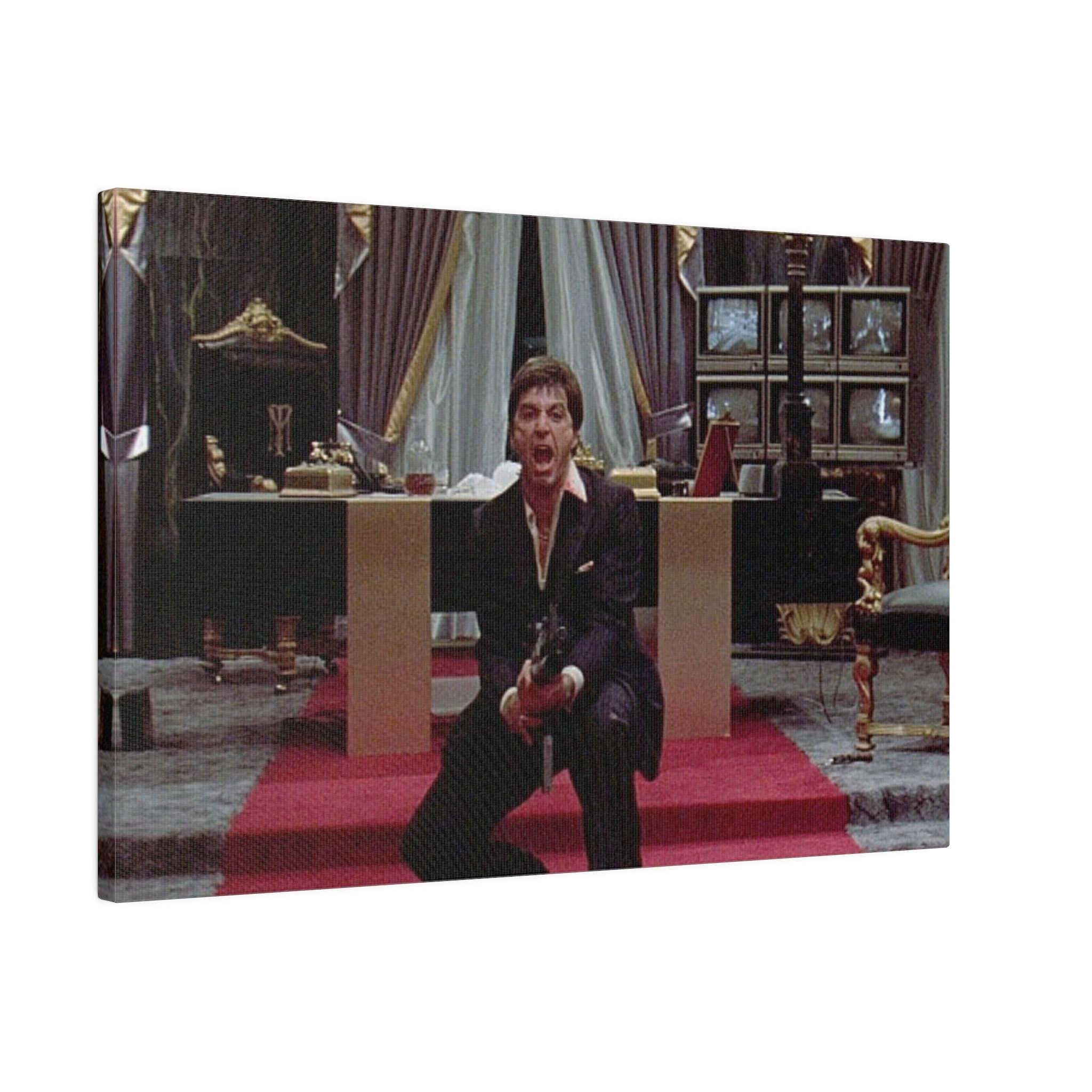 Scarface Little Friend Custom Canvas Wall Print