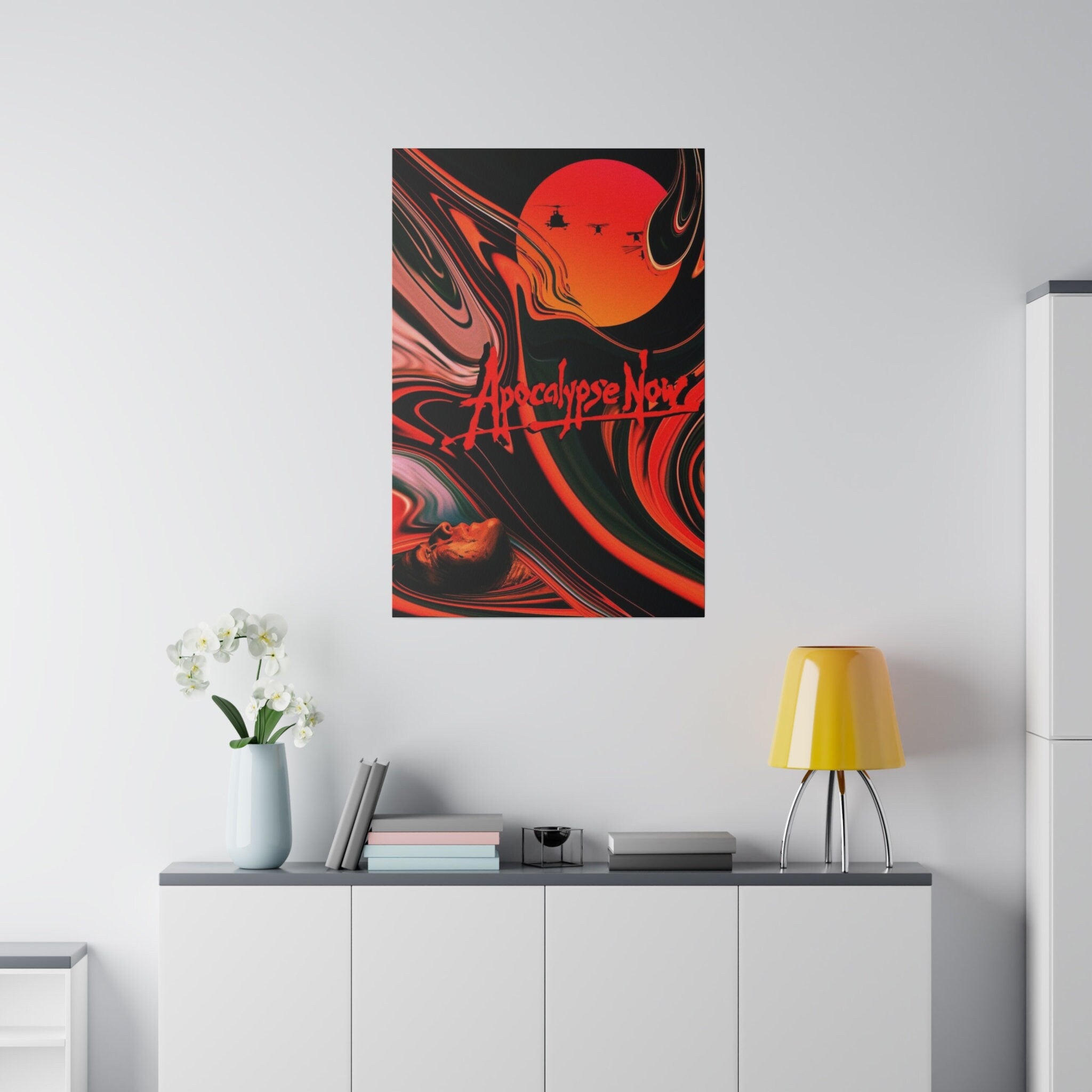 Apocalypse Now Psychedelic Poster Custom Canvas Wall Print