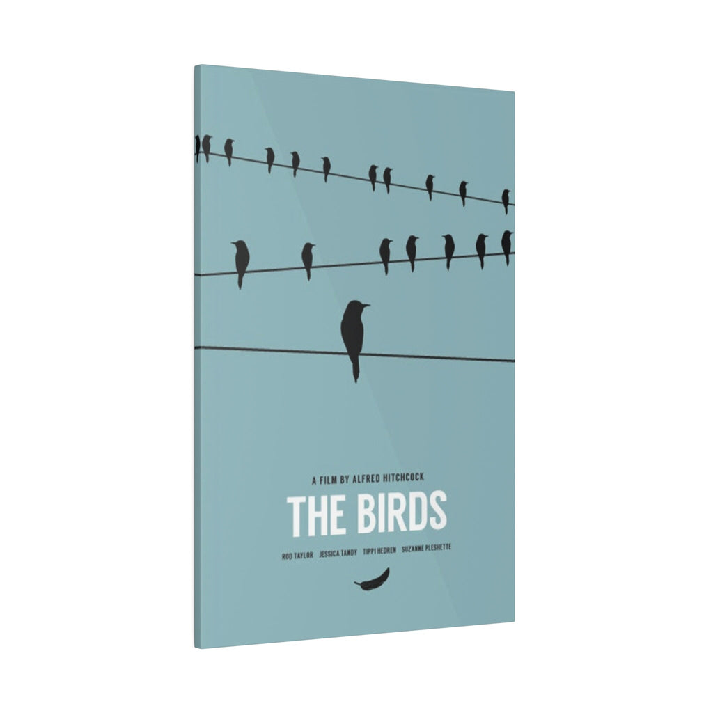 Alfred Hitchcock's The Birds Alternate Movie Poster Custom Canvas Wall Print