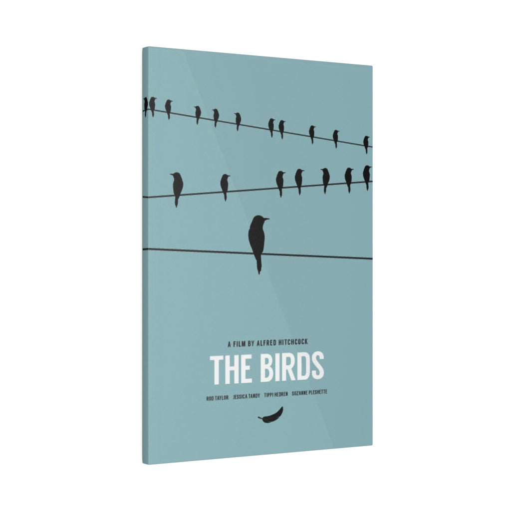 Alfred Hitchcock's The Birds Alternate Movie Poster Custom Canvas Wall Print