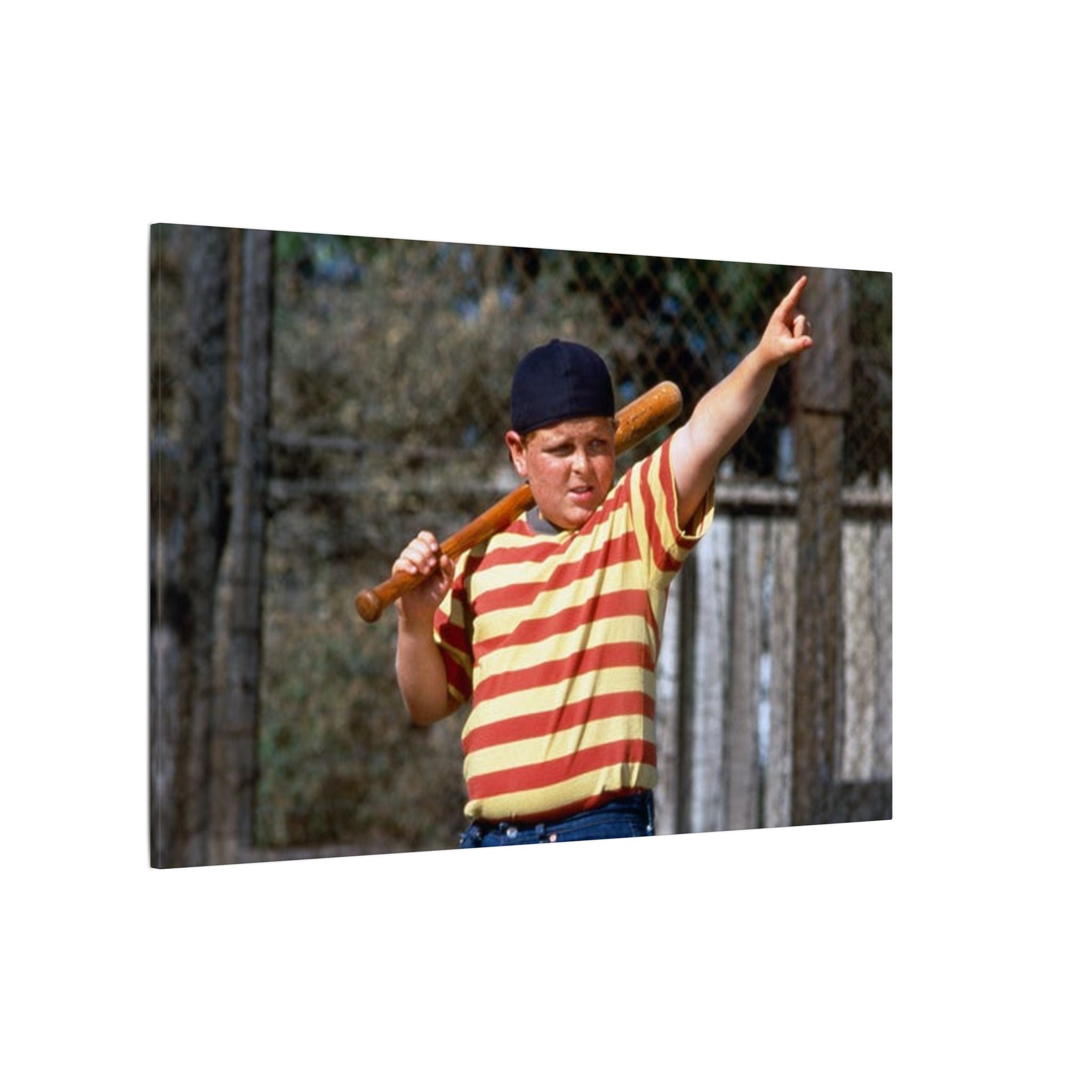 The Sandlot Ham Porter Called Shot Custom Canvas Wall Print