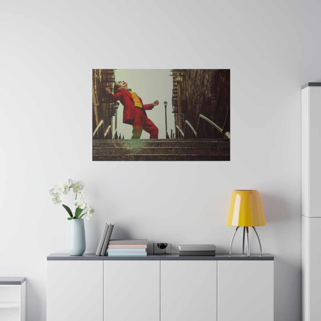 Joker Stairs Scene Custom Canvas Wall Print