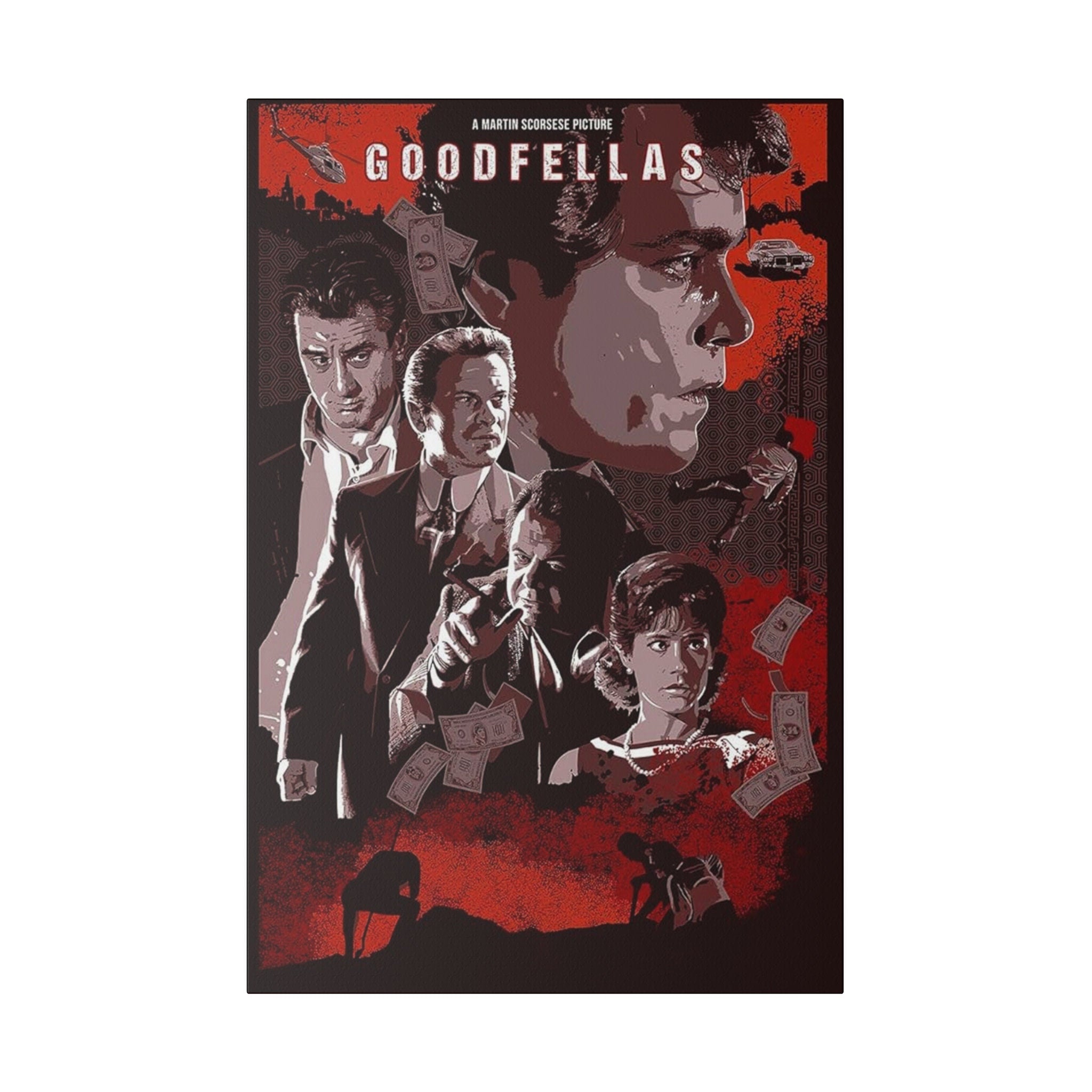 Goodfellas Abstract Custom Canvas Wall Print