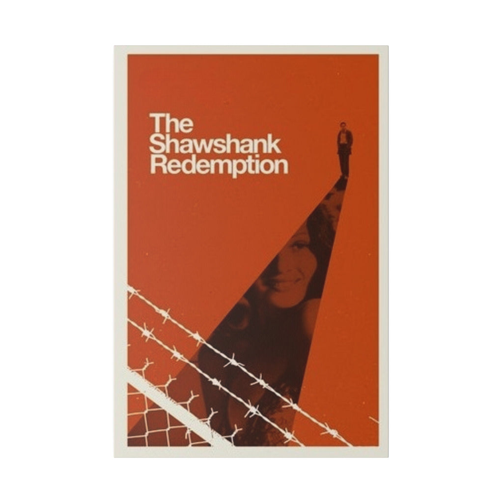The Shawshank Redemption Simple Movie Poster Custom Canvas Wall Print