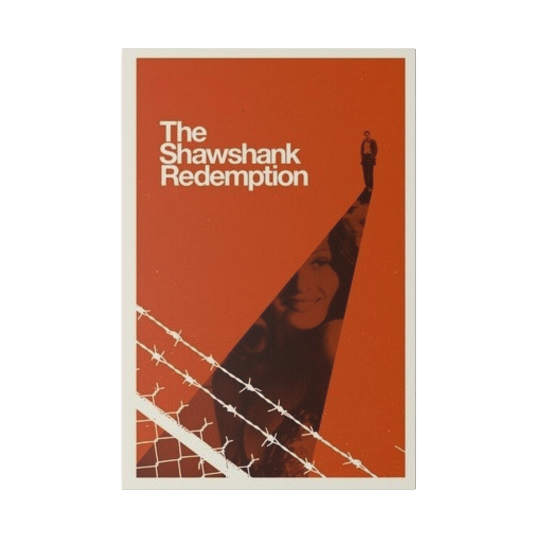 The Shawshank Redemption Simple Movie Poster Custom Canvas Wall Print