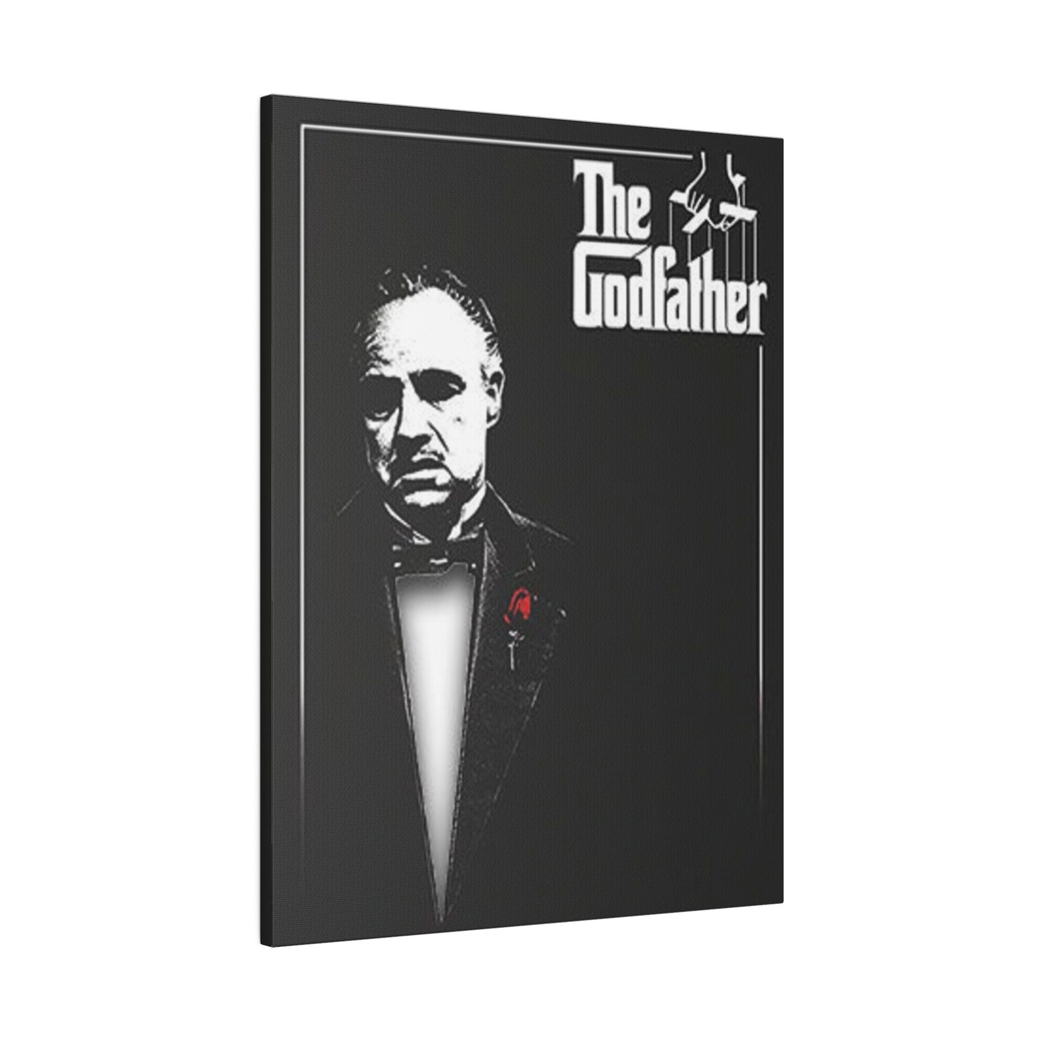 The Godfather Silhouette Custom Canvas Wall Print