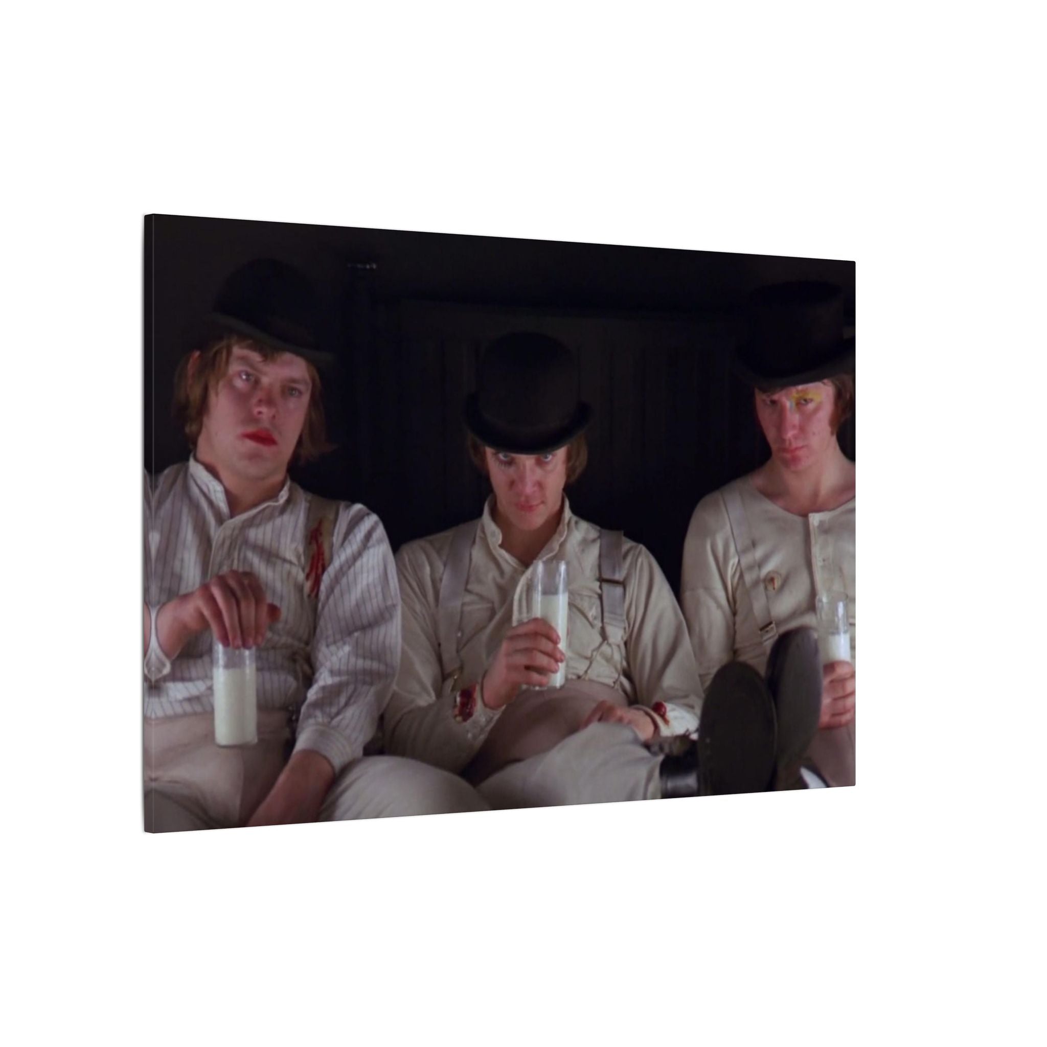 A Clockwork Orange Droogs Milk Bar Canvas Wall Print
