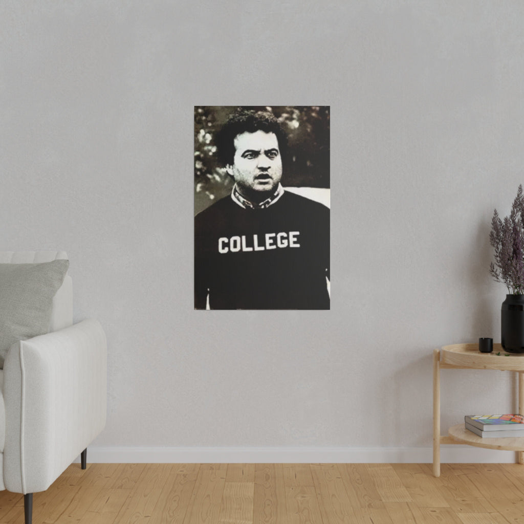 Animal House John Belushi College Poster Custom Canvas Wall Print