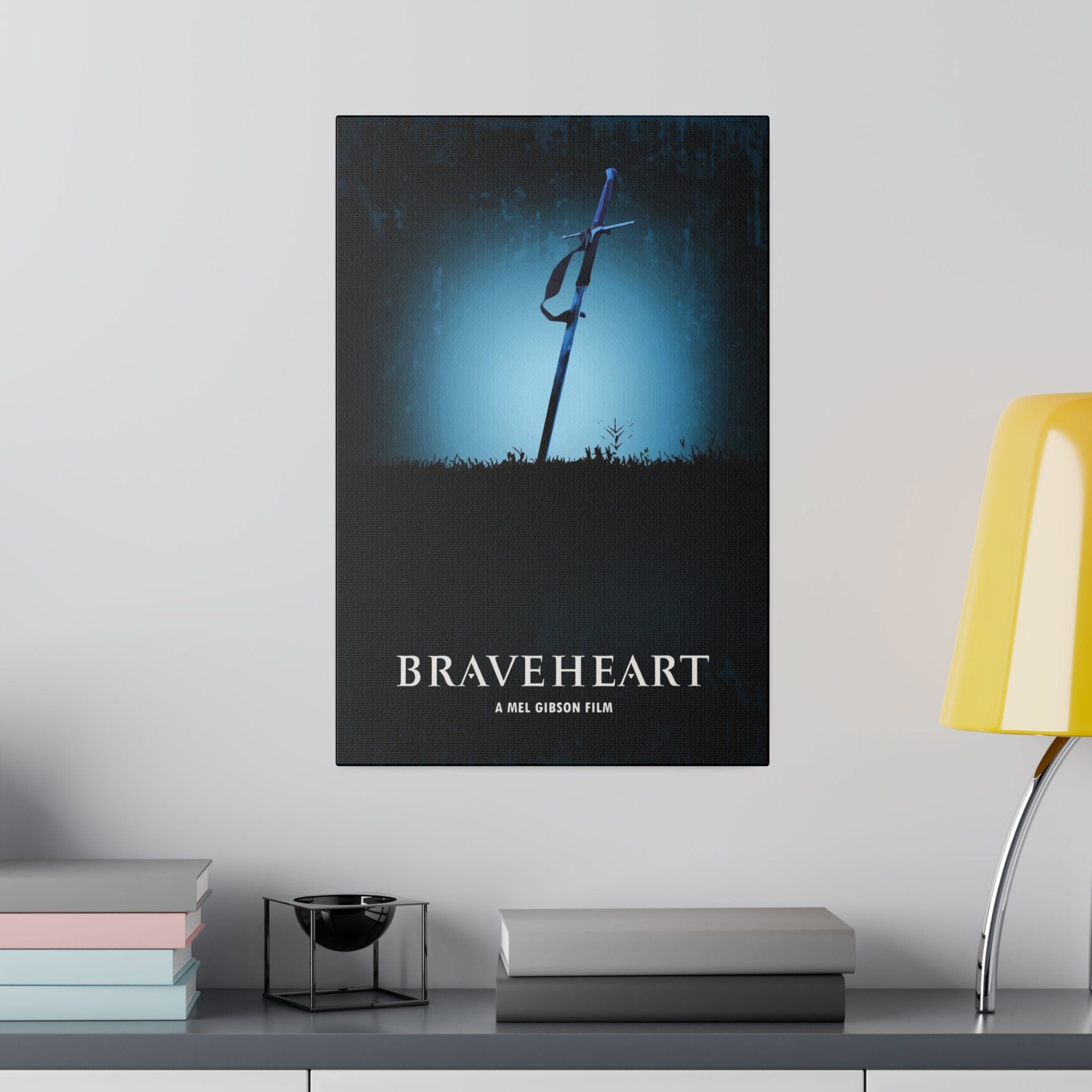 Braveheart Sword Custom Canvas Wall Print